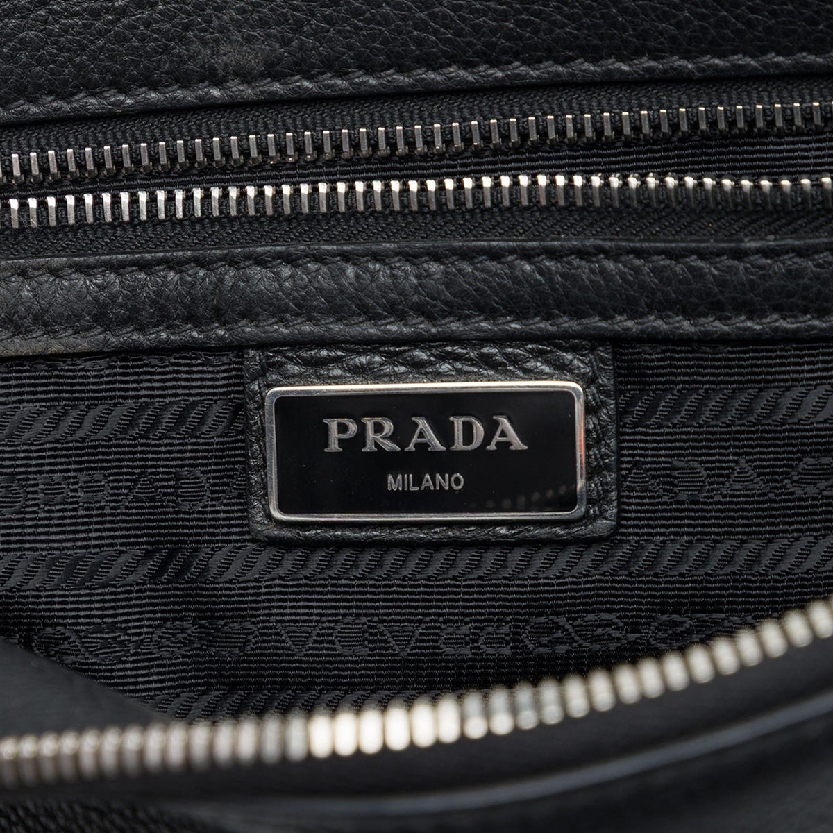 Prada Vitello Daino Wristlet Clutch