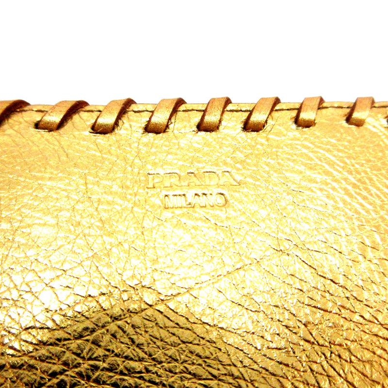 Prada Vitello Leather Wallet On Strap (SHG-35072)