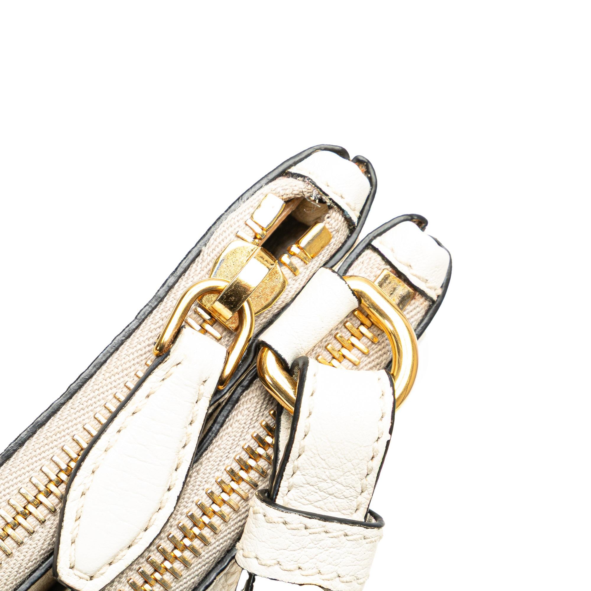 Prada Vitello Phenix Double Zip Crossbody
