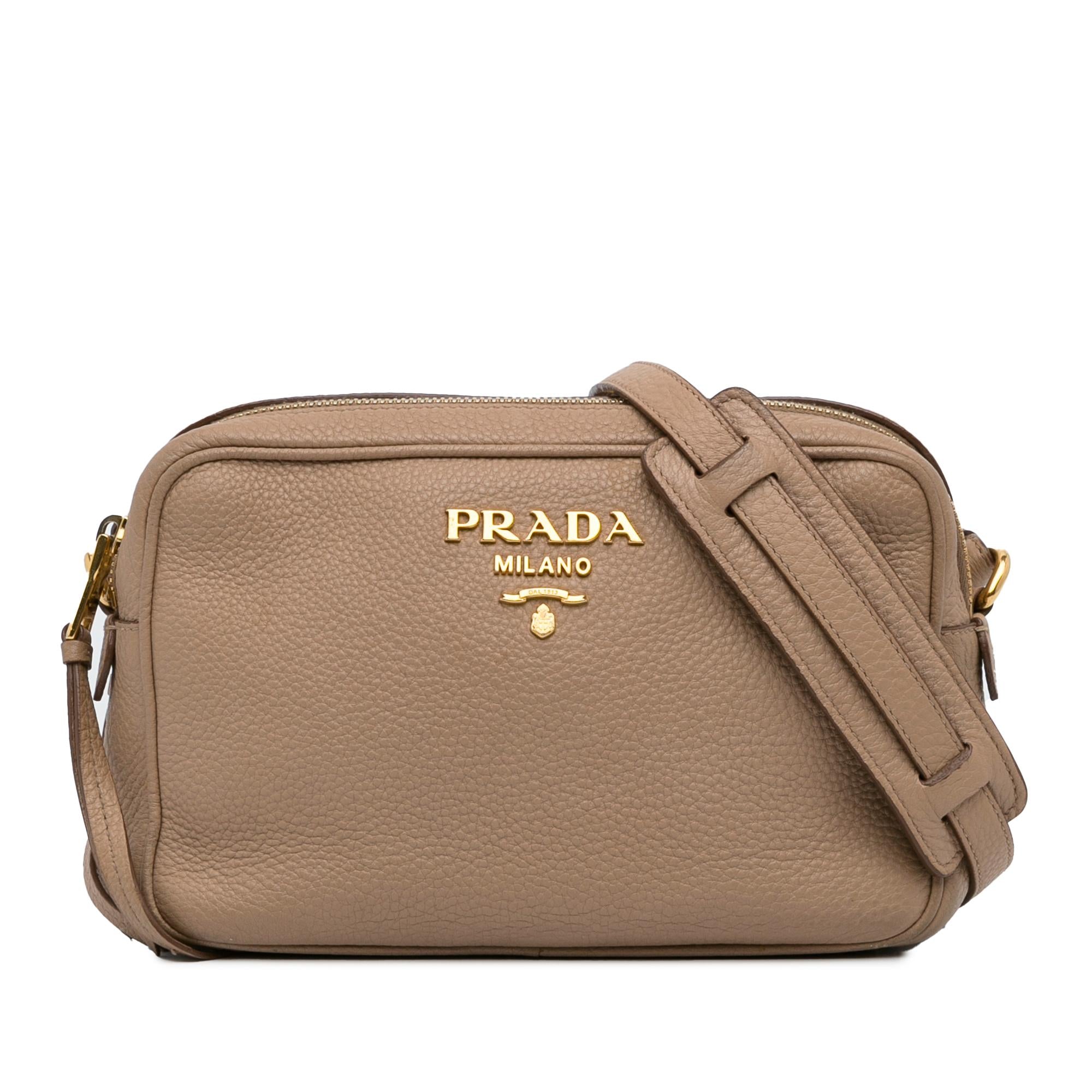 Prada Vitello Phenix Double Zip (SHG-jaXNEZ)