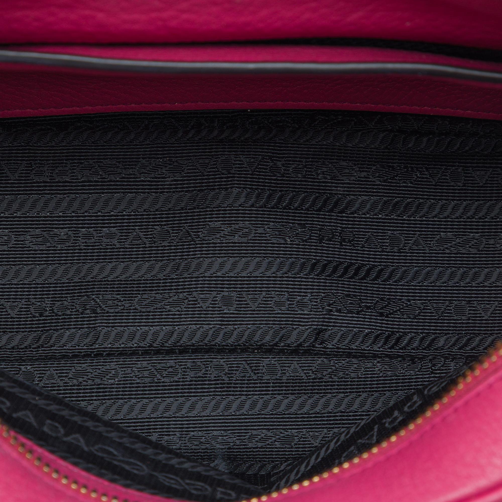 Prada Vitello Phenix Flap Crossbody