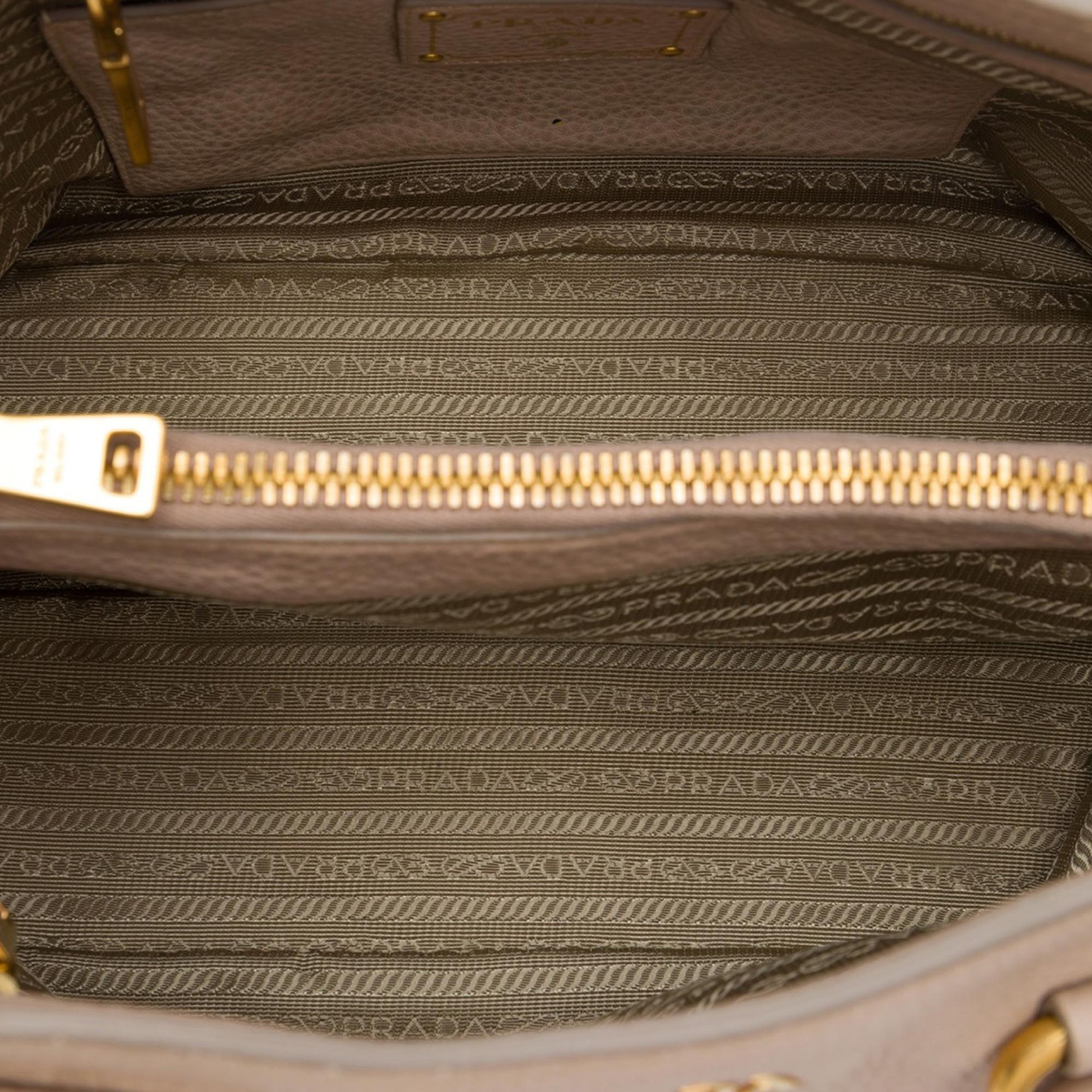 Prada Vitello Phenix Open Convertible Tote