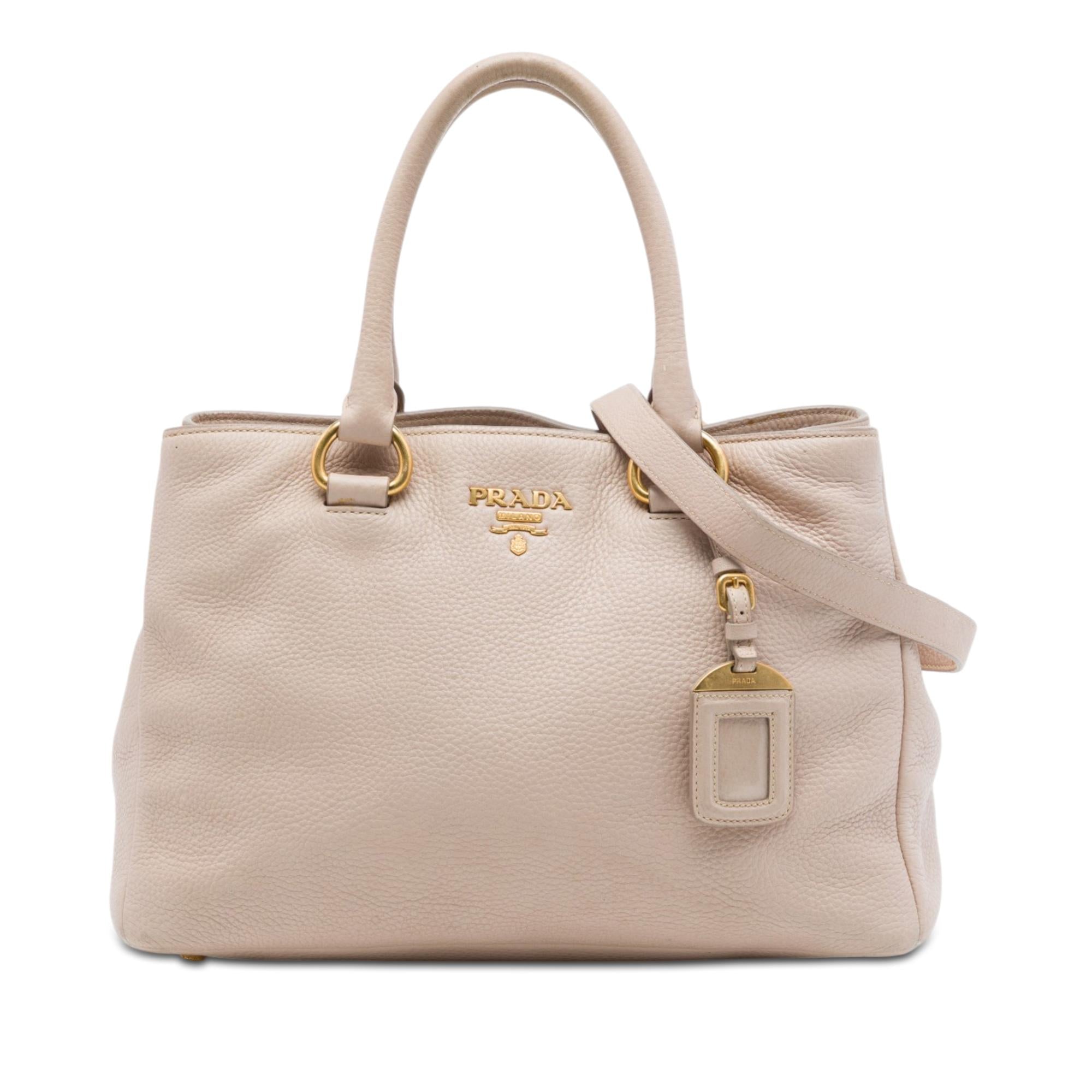 Prada Vitello Phenix Open Convertible Tote
