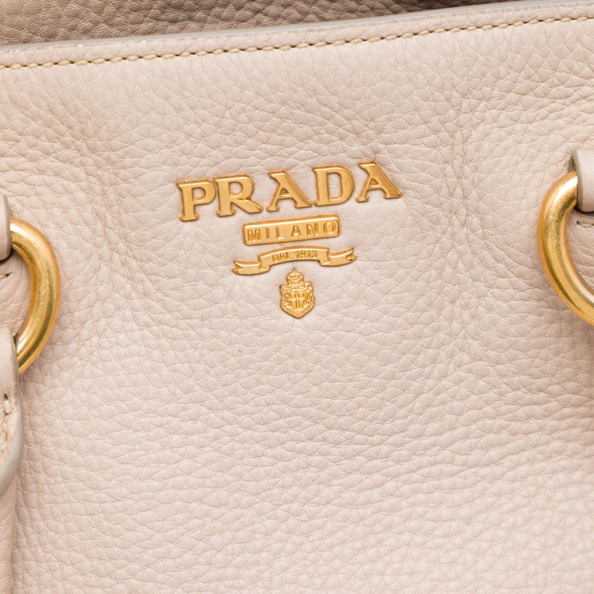 Prada Vitello Phenix Open Convertible Tote