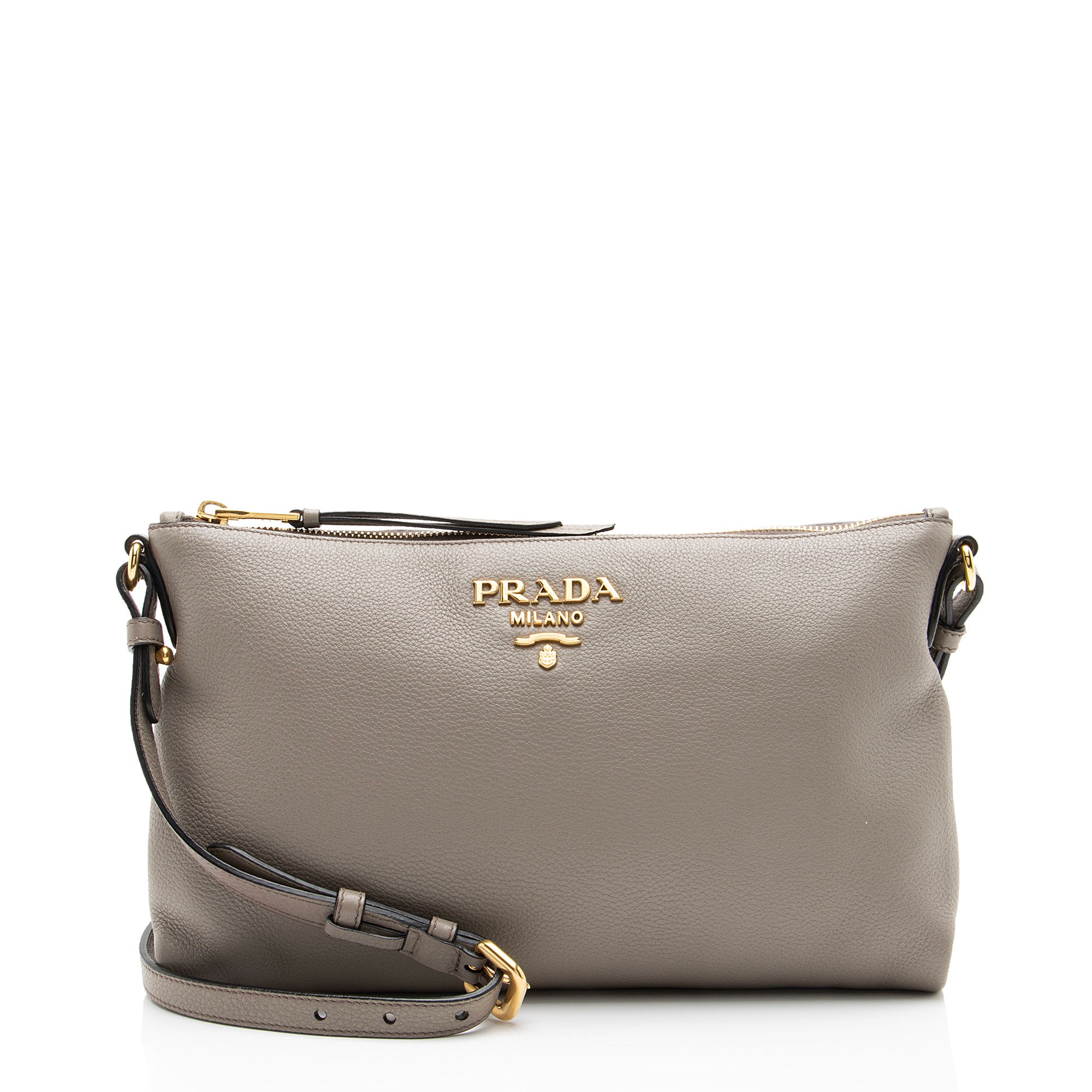 Prada Vitello Phenix Zip Crossbody