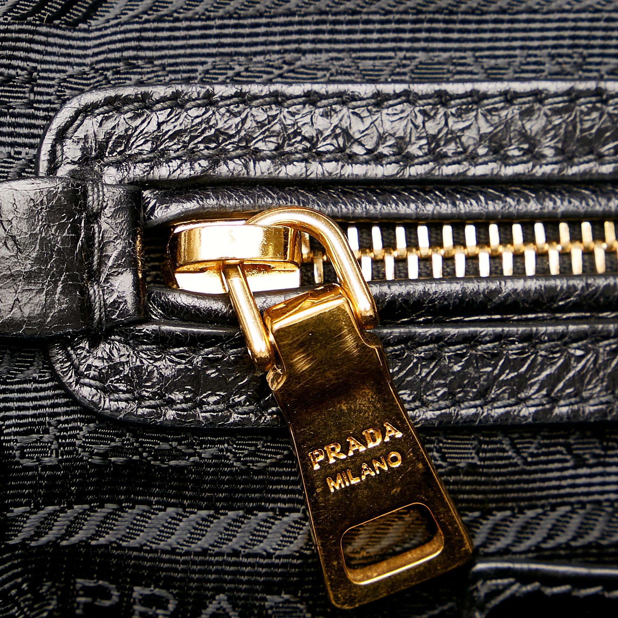 Prada Vitello Shine Satchel (SHG-37205)