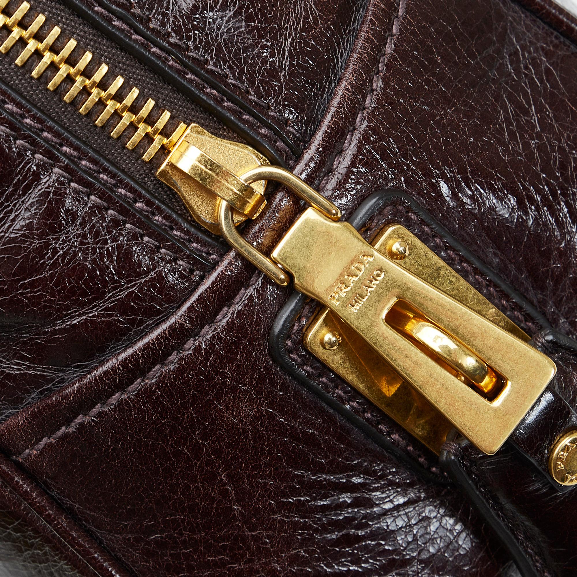 Prada Vitello Shine Satchel (SHG-SaINqk)