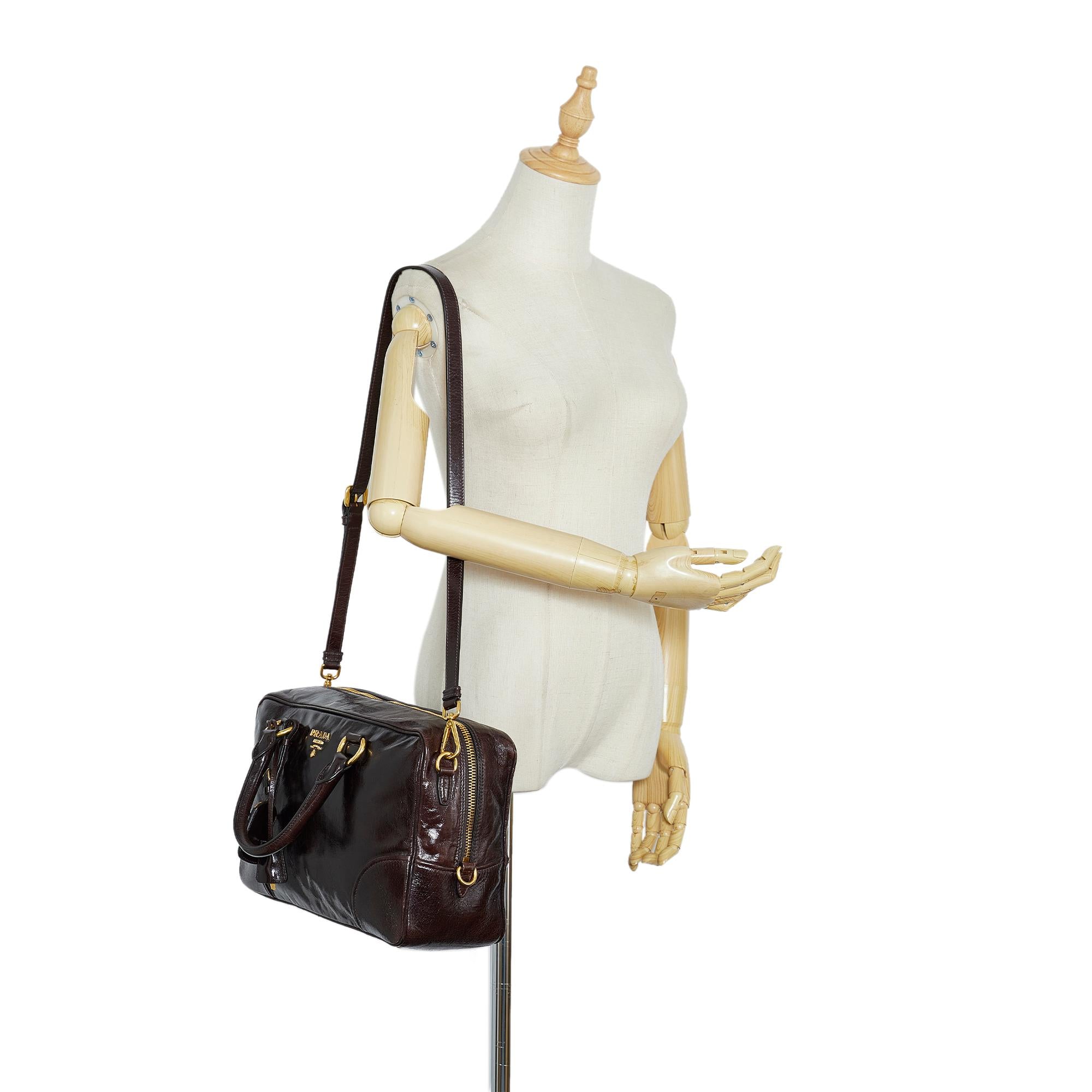 Prada Vitello Shine Satchel (SHG-SaINqk)