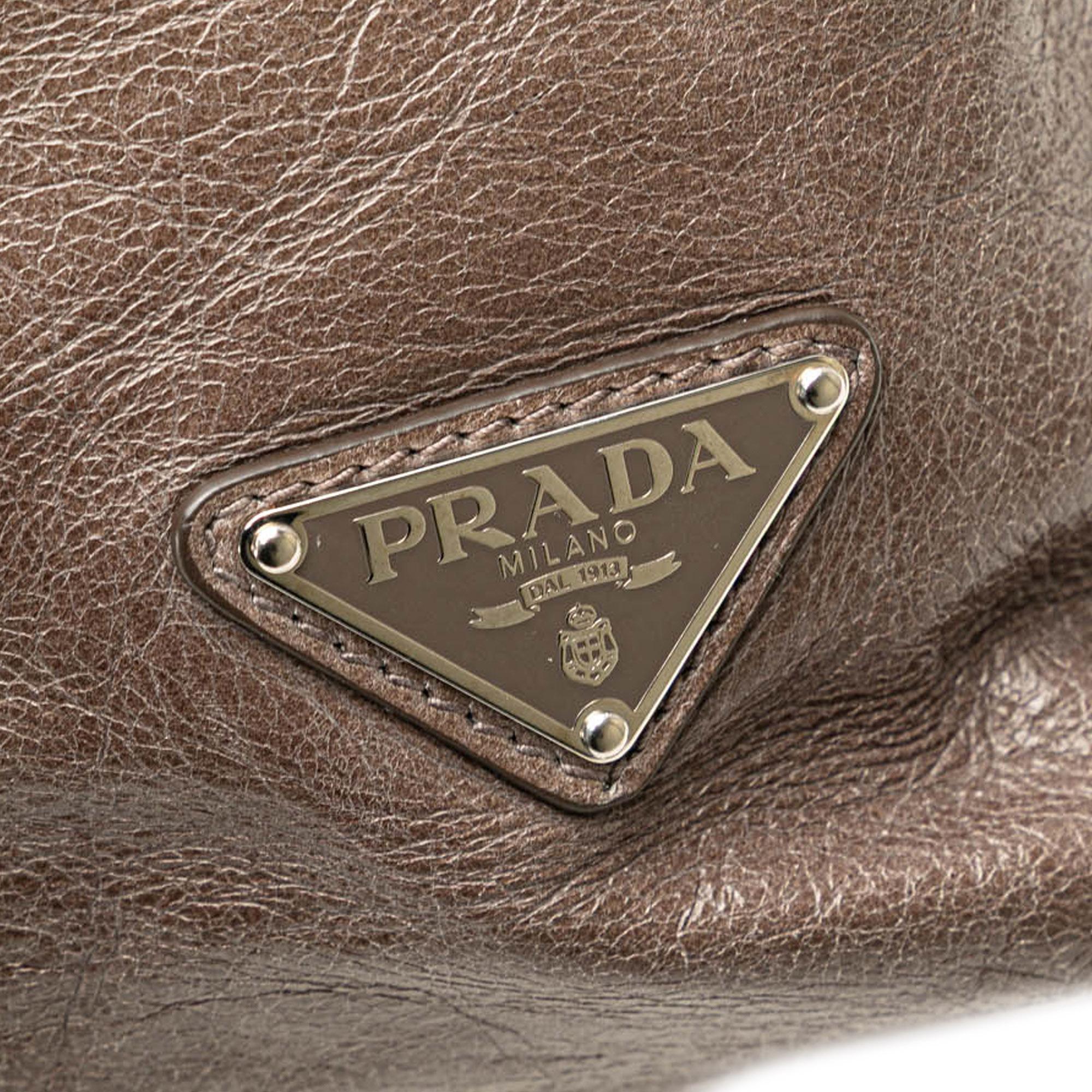 Prada Vitello Shine Satchel