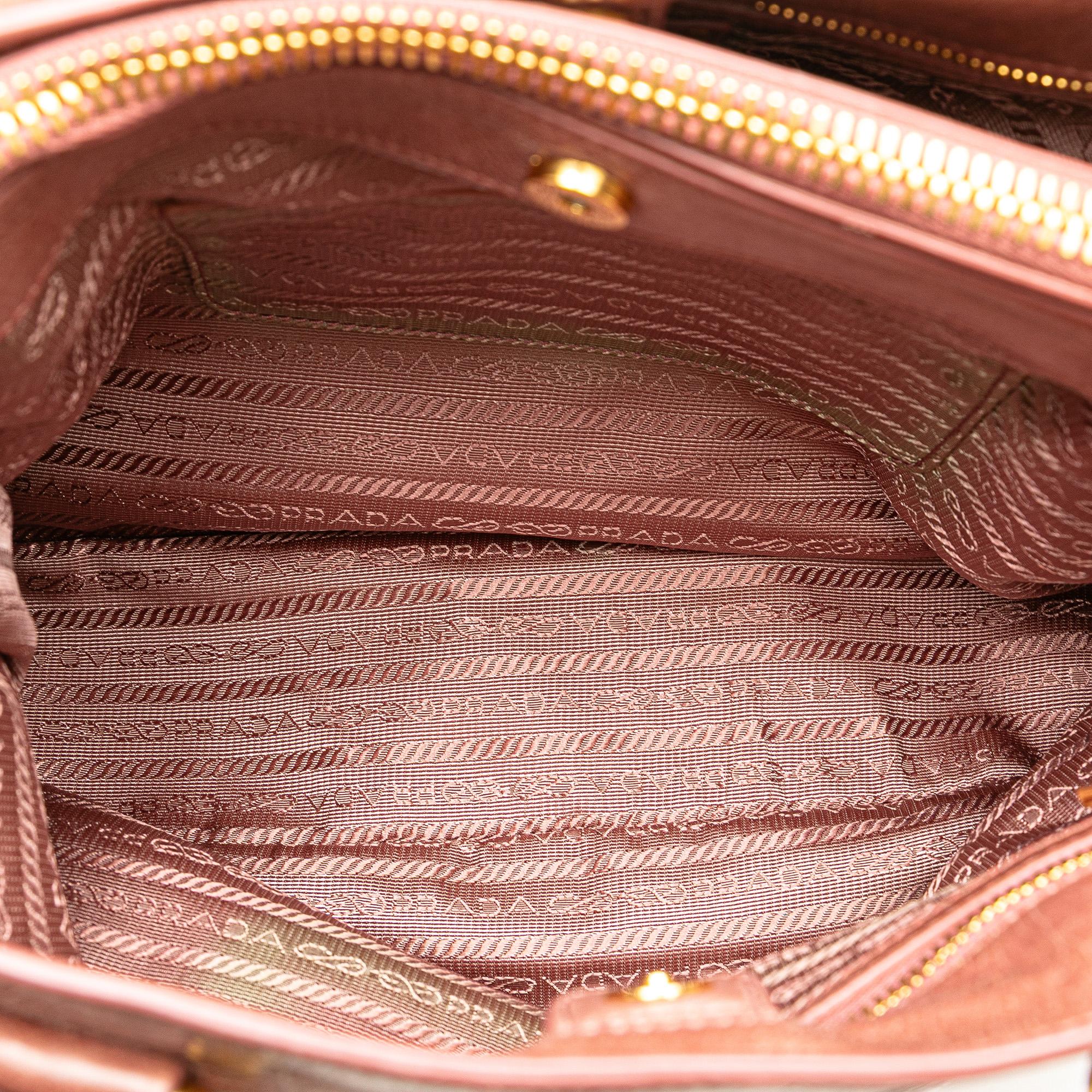 Prada Vitello Shine Satchel