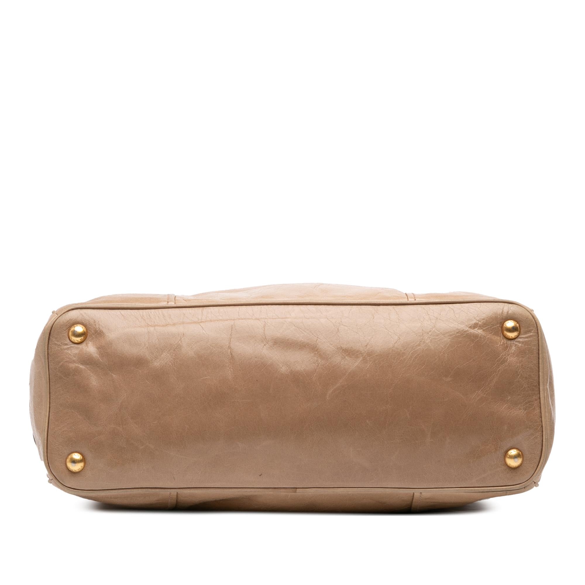 Prada Vitello Shine Satchel