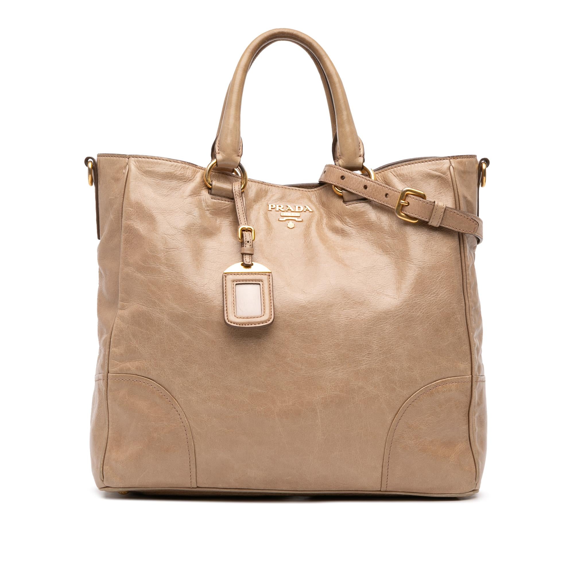 Prada Vitello Shine Satchel