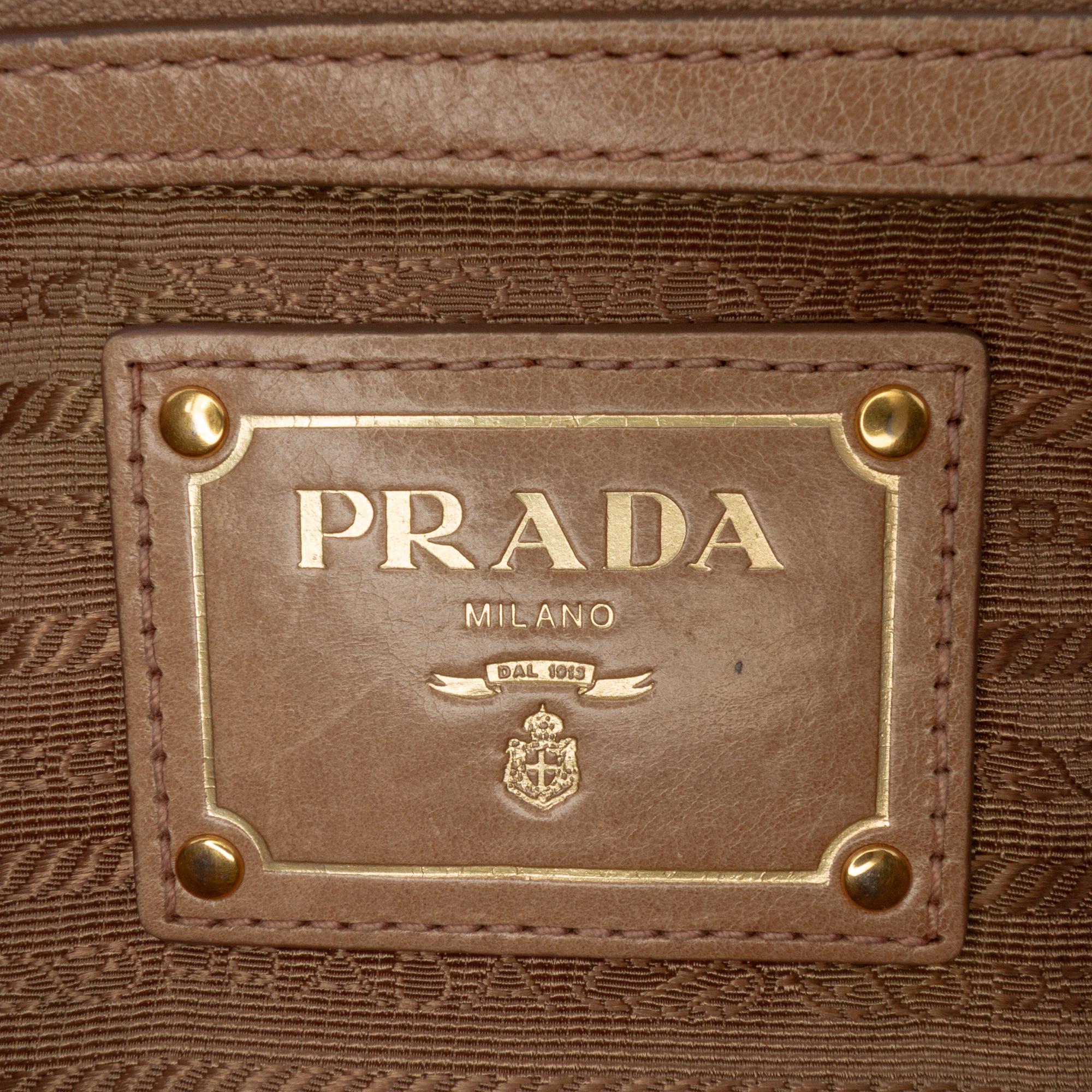 Prada Vitello Shine Satchel