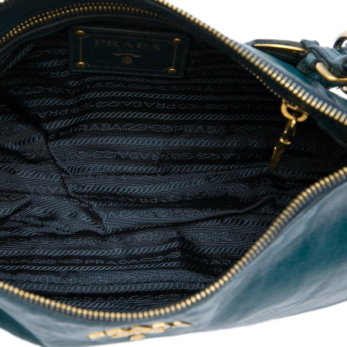 Prada Vitello Shine Shoulder Bag