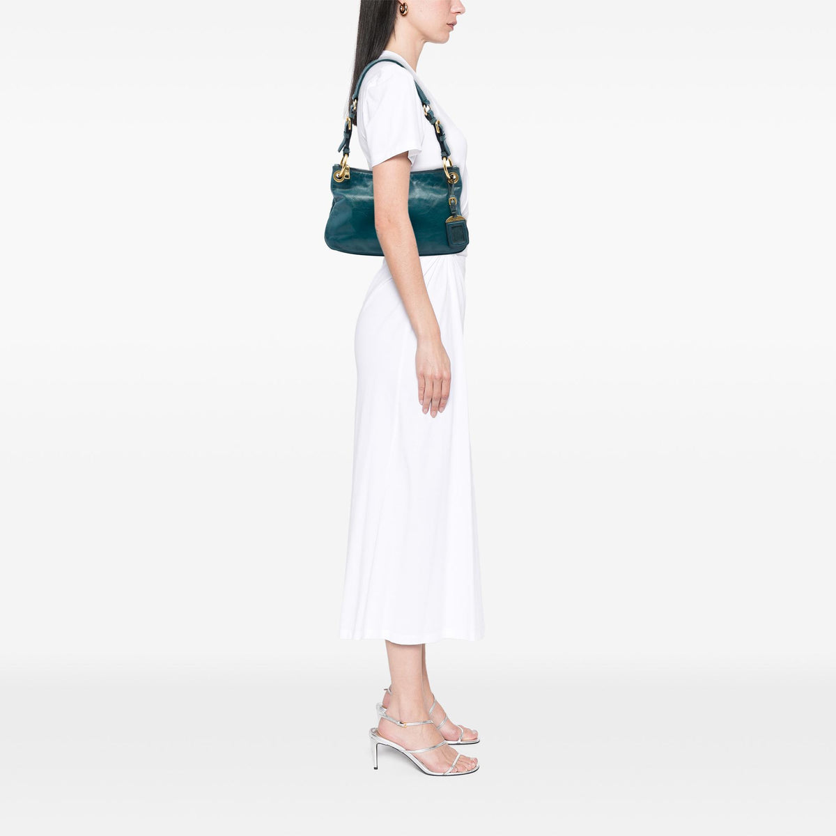 Prada Vitello Shine Shoulder Bag