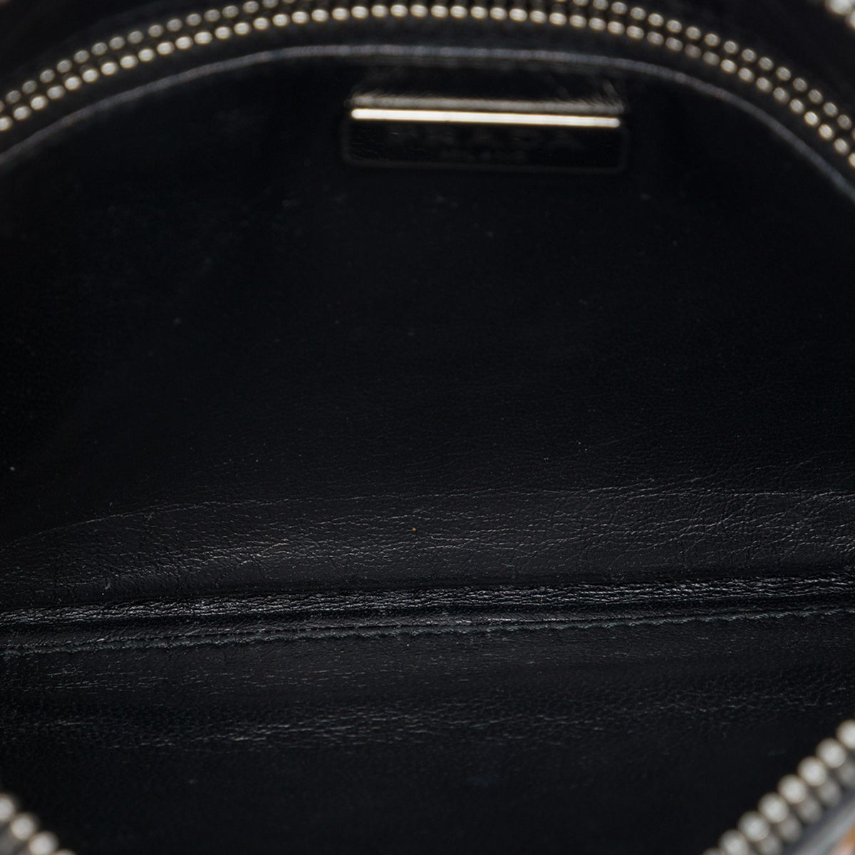 Prada Woven Goatskin Madras Zip Clutch