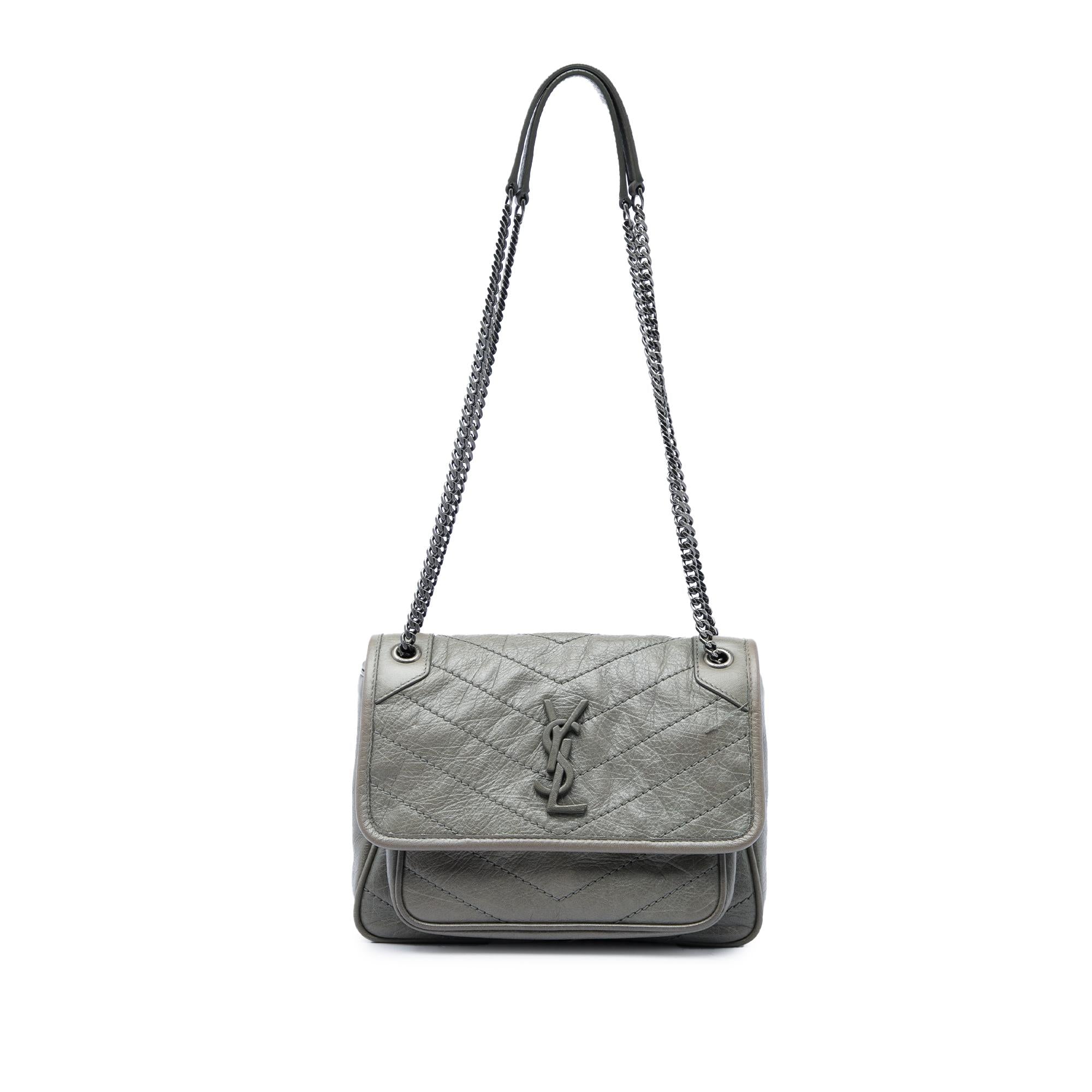 Saint Laurent Baby Crinkled Calfskin Niki