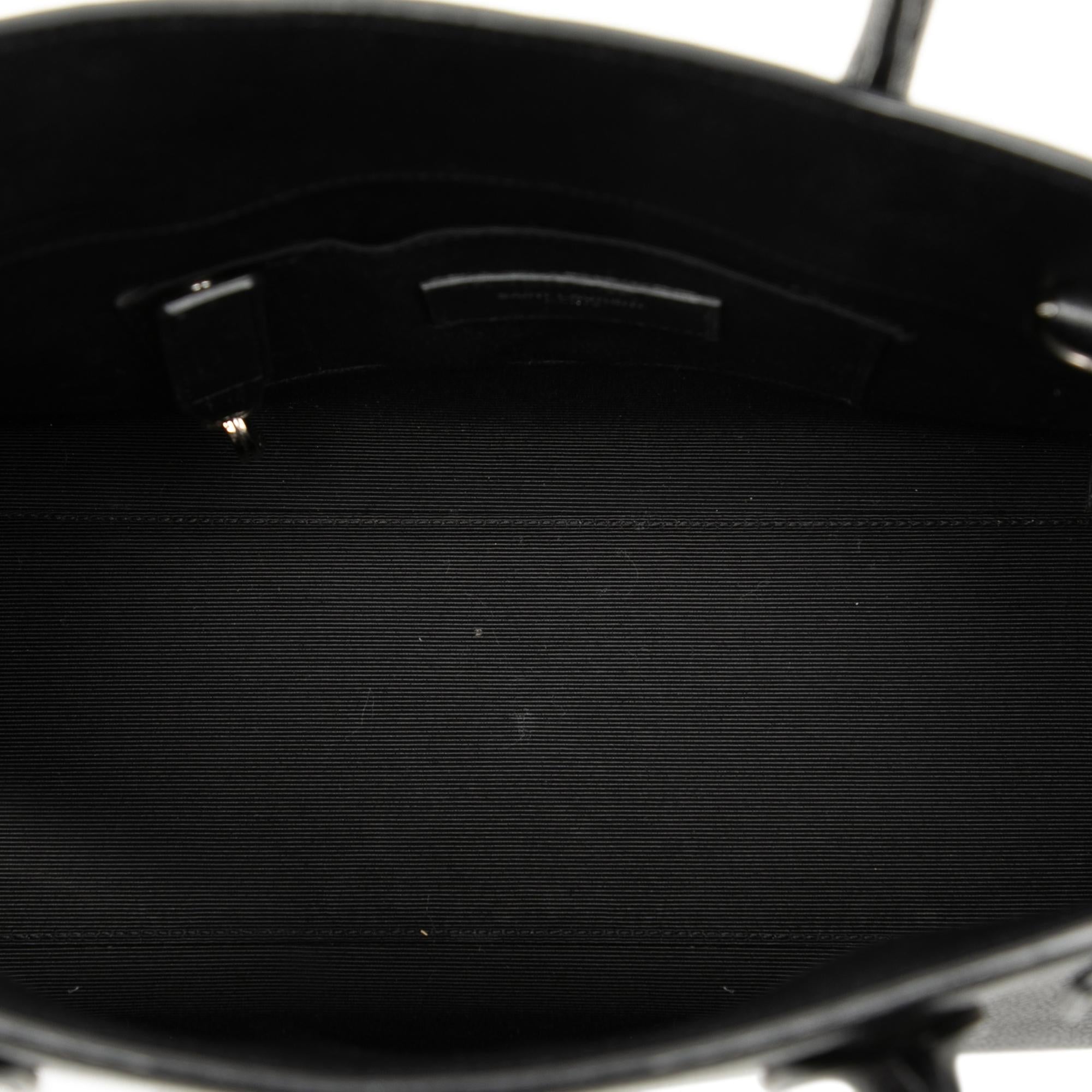 Saint Laurent Baby Leather Sac De Jour Satchel