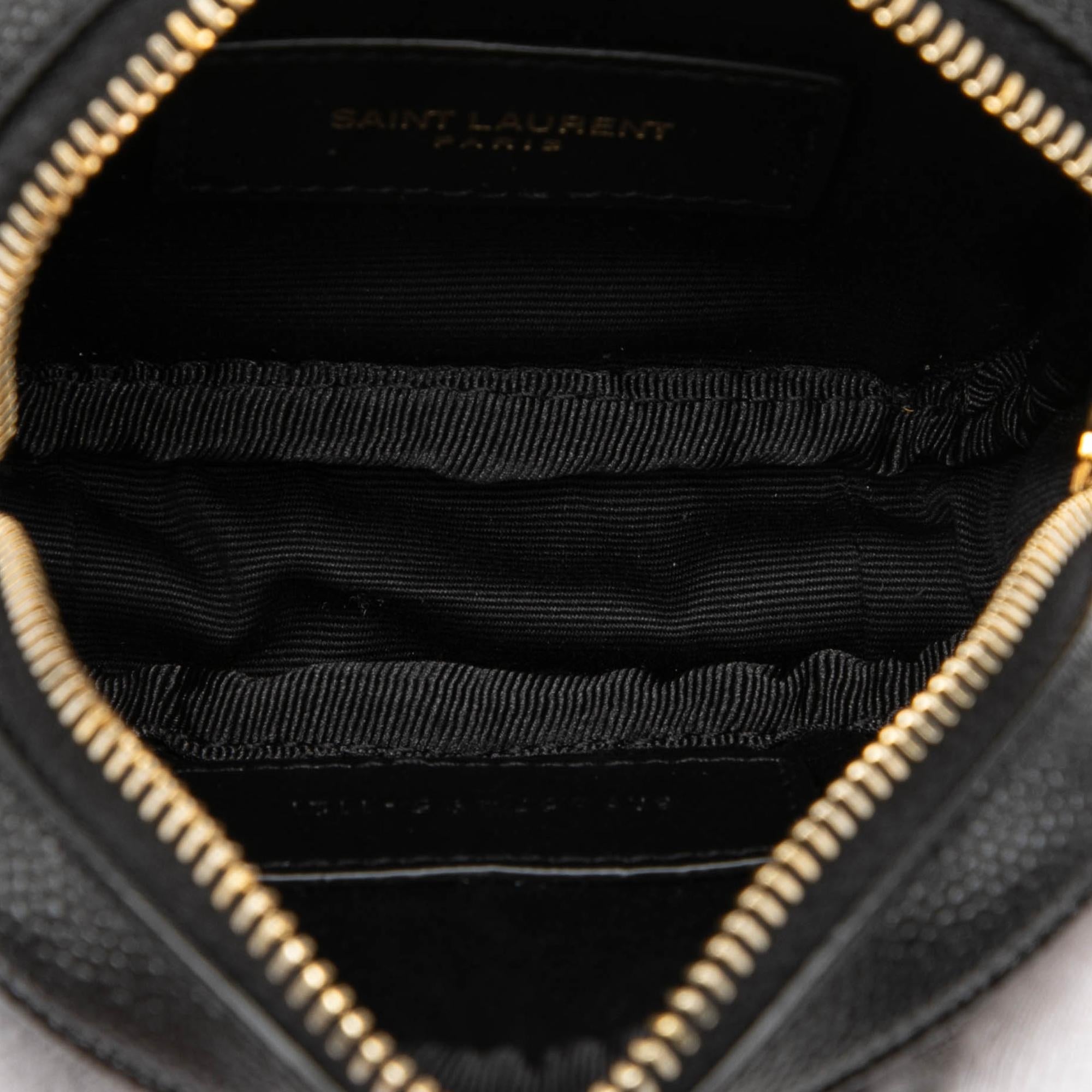 Saint Laurent Baby Matelasse Grain De Poudre Monogram Lou Camera Bag