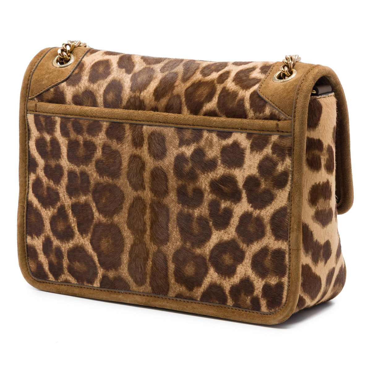 Saint Laurent Baby Pony Hair Leopard Print Niki