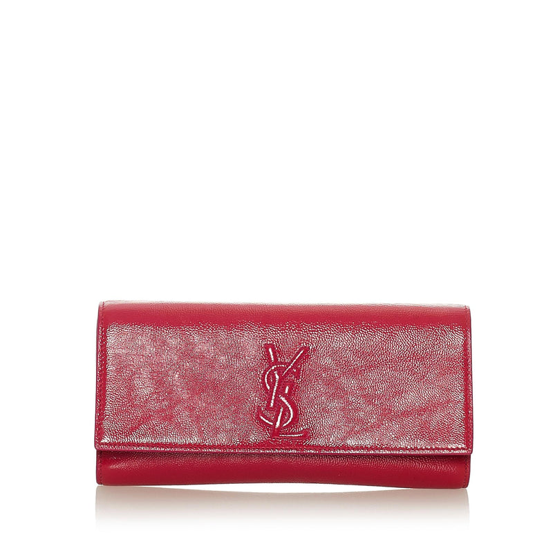 Yves Saint Laurent Belle de Jour Leather Clutch Bag