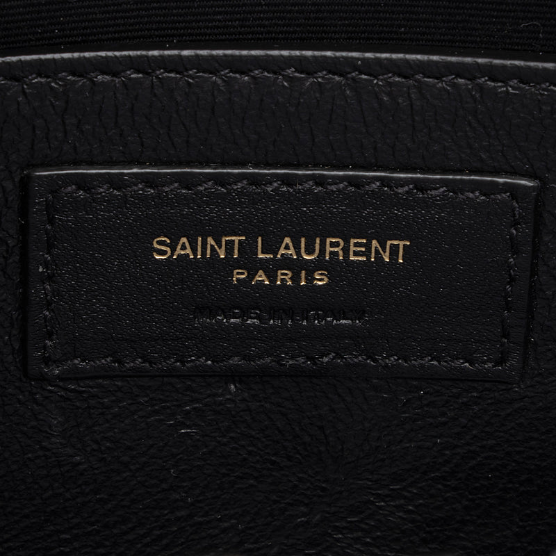 Saint Laurent Nappa Leather Bicolor Kate Small Shoulder Bag (SHF-ru59Gl)
