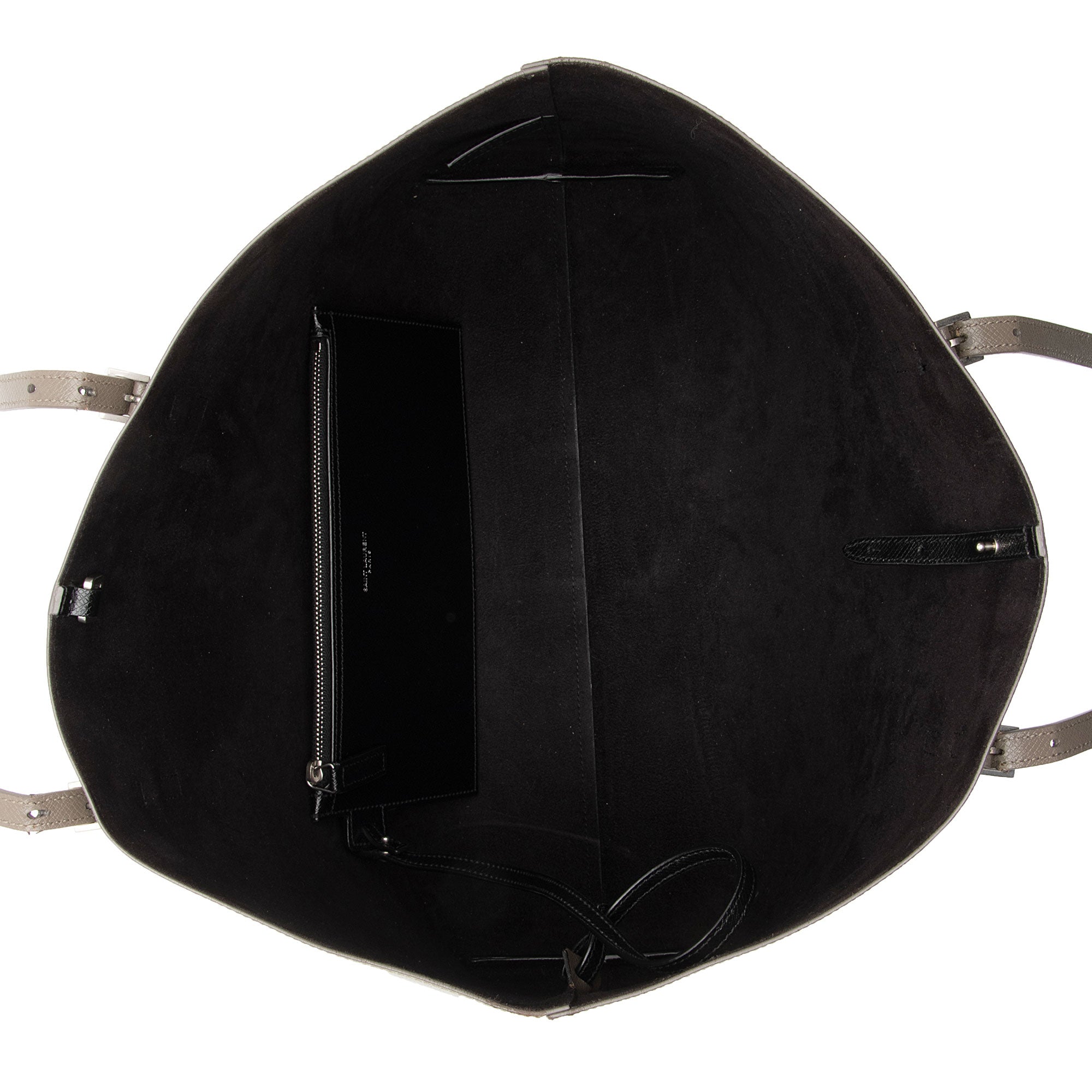 Saint Laurent Boucle Embossed Leather Shopping Tote (SHF-3yPQcN)