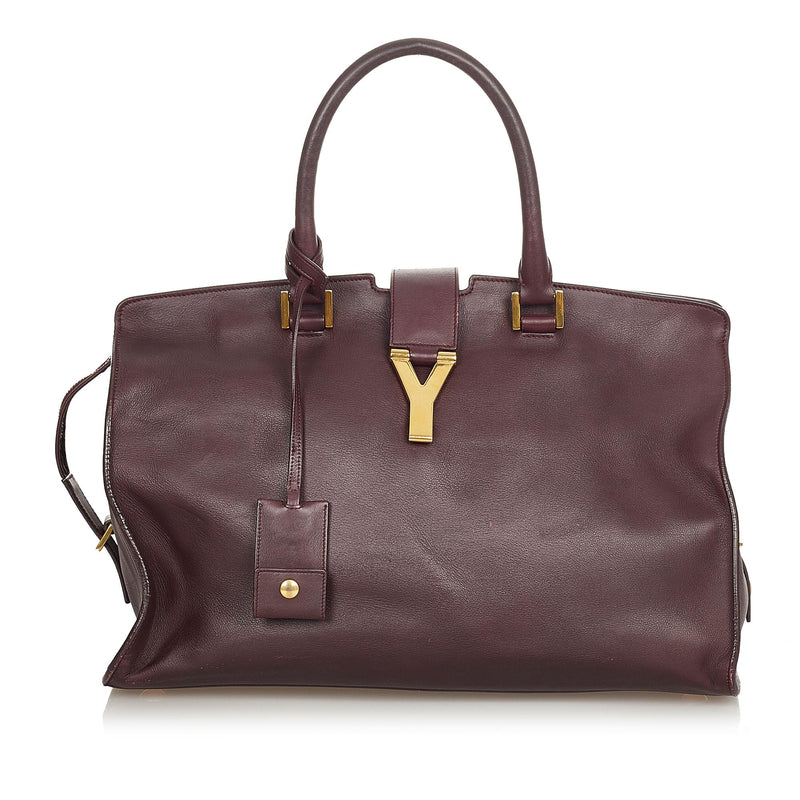Saint Laurent Cabas Chyc Leather Handbag (SHG-HXqjDw)