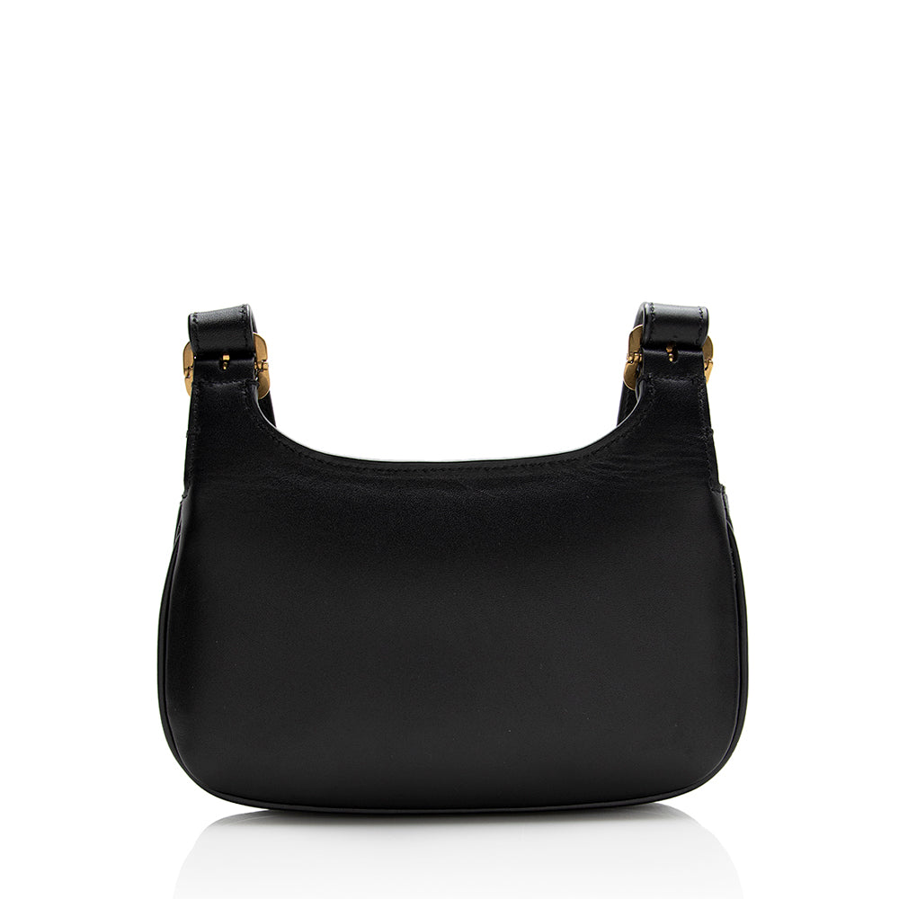 Saint Laurent Calfskin Monogram Charlie Small Crossbody Bag (SHF-22068)