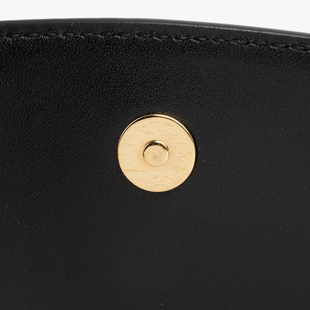 Saint Laurent Calfskin Monogram Charlie Small Crossbody Bag (SHF-22068)