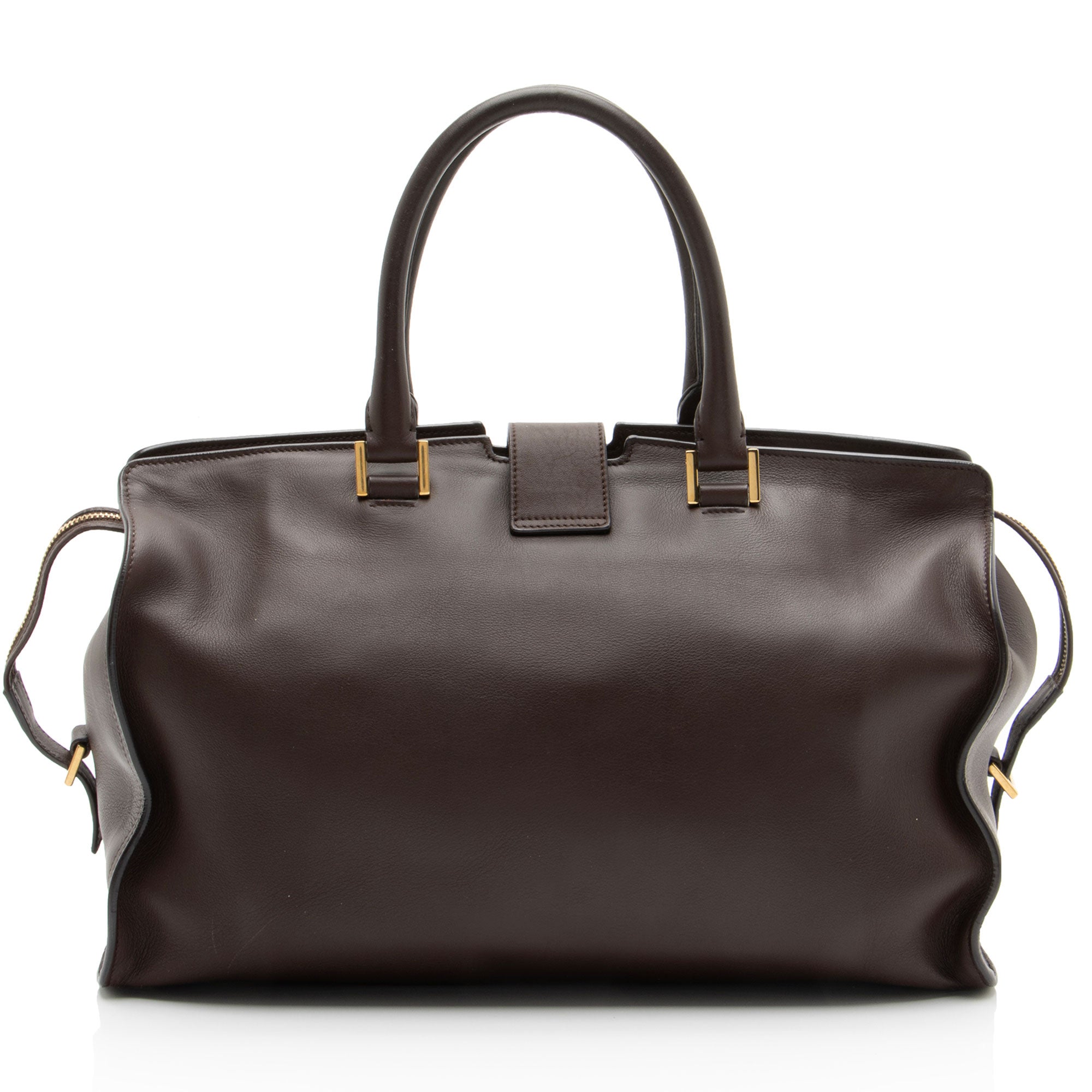 Saint Laurent Calfskin Classic Cabas Y Medium Tote