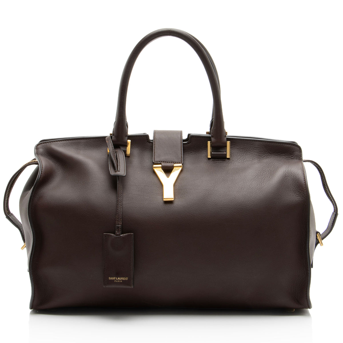 Saint Laurent Calfskin Classic Cabas Y Medium Tote