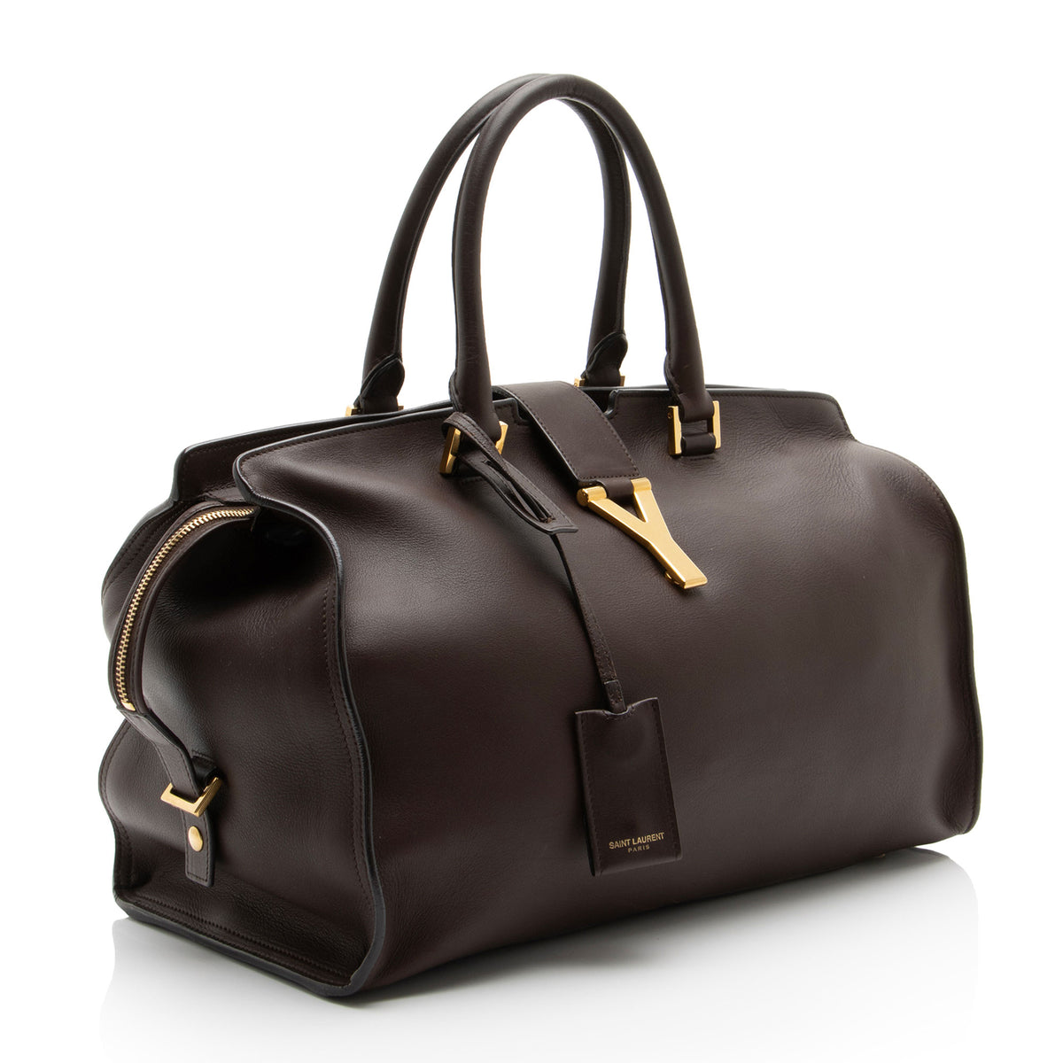 Saint Laurent Calfskin Classic Cabas Y Medium Tote