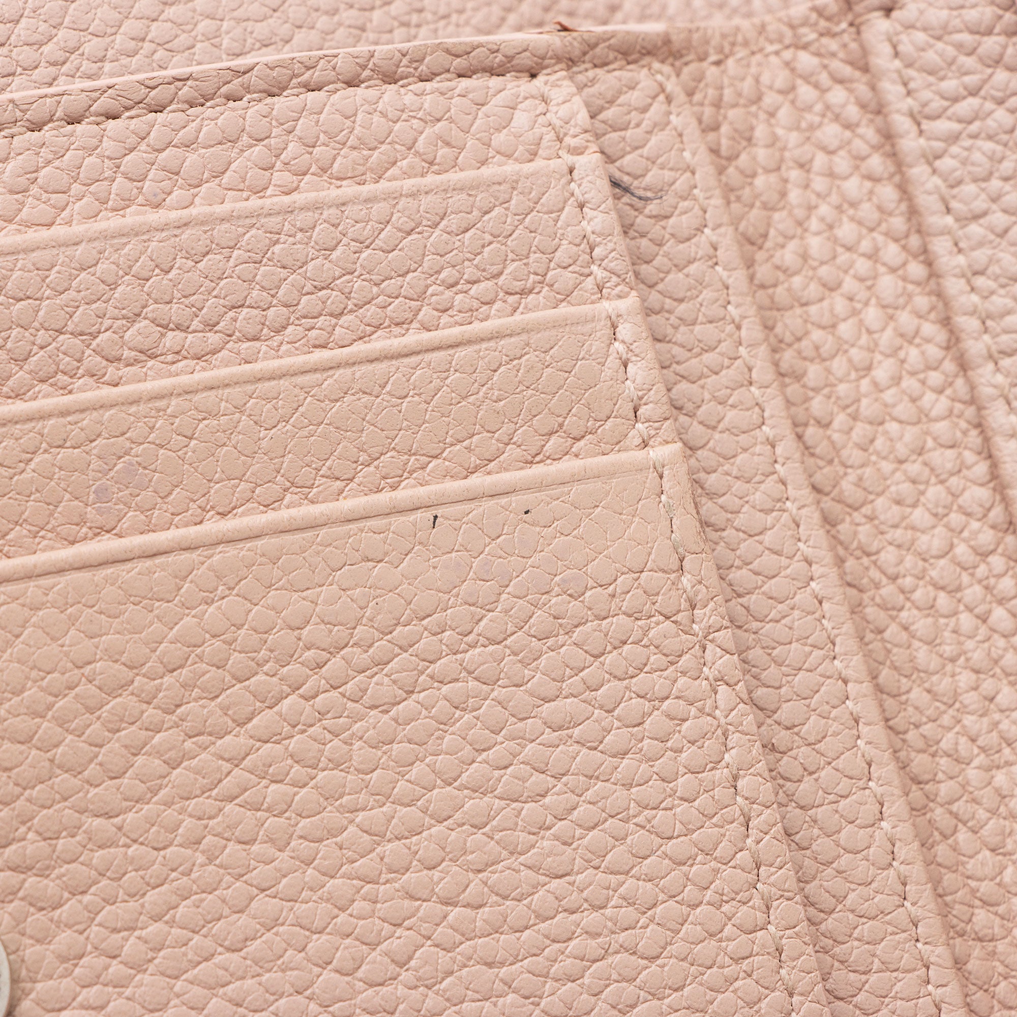 Saint Laurent Calfskin Compact Zip Around Wallet