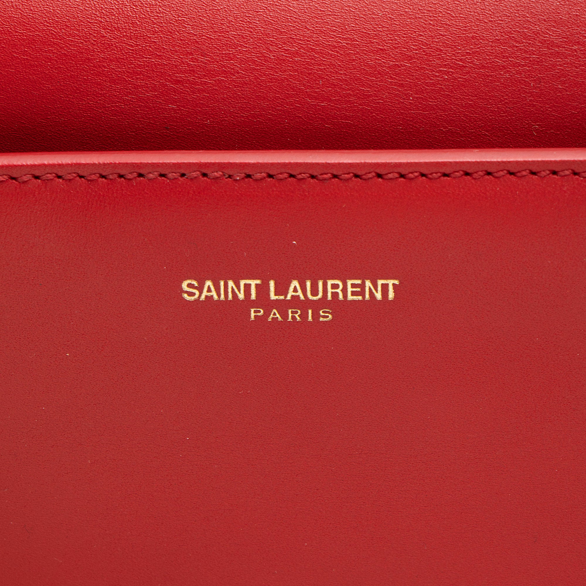 Saint Laurent Calfskin Duffle 6 Satchel