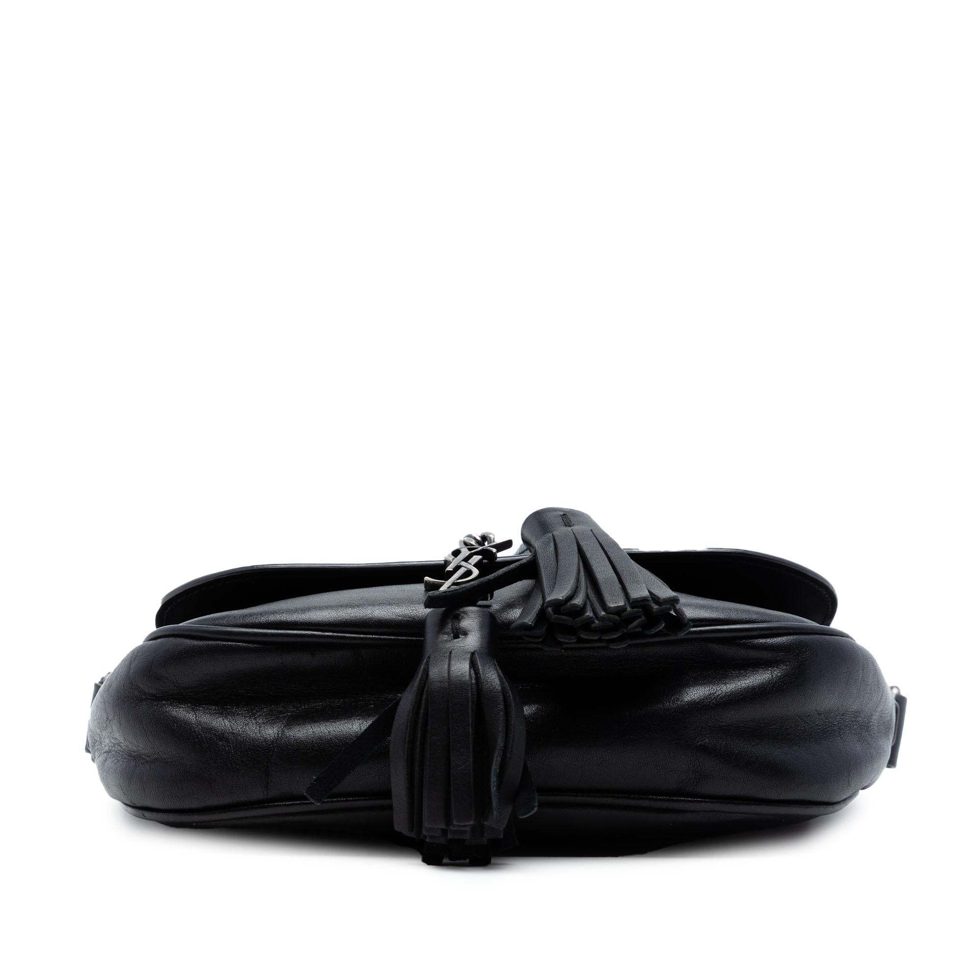 Saint Laurent Calfskin Kim Tassel Crossbody
