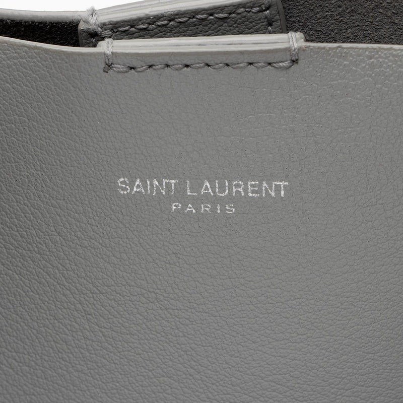 Saint Laurent Calfskin Monogram Charlie Small Crossbody Bag (SHF