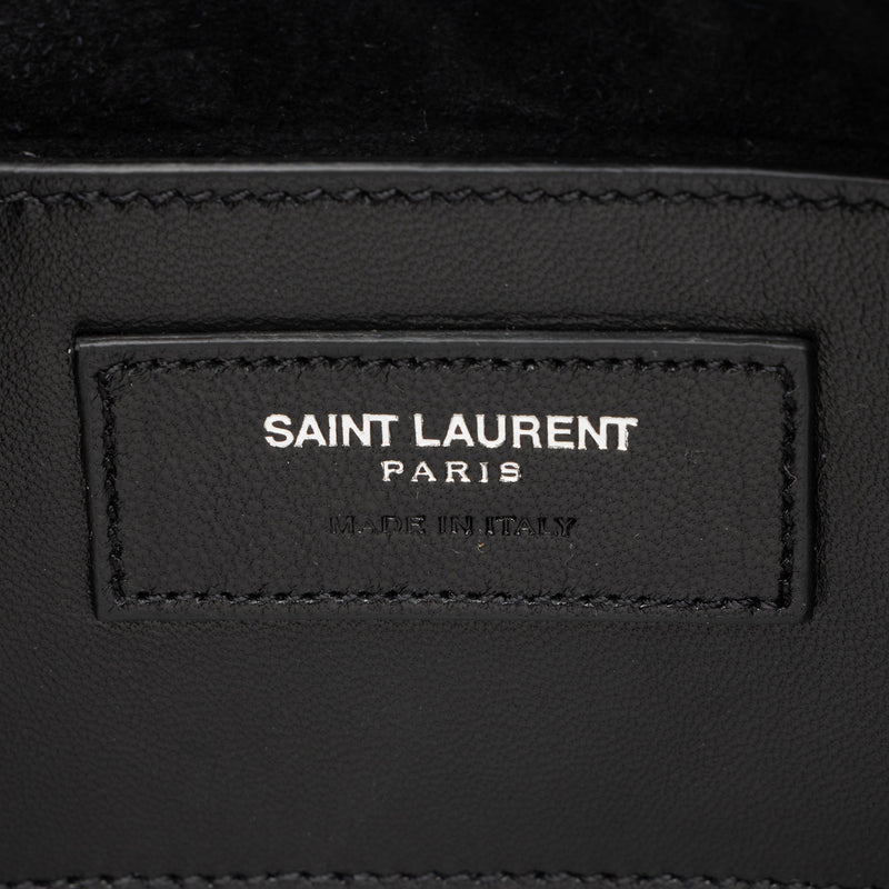 Saint Laurent Calfskin Lipstick Baby Duffle Bag (SHF-0OJW25)