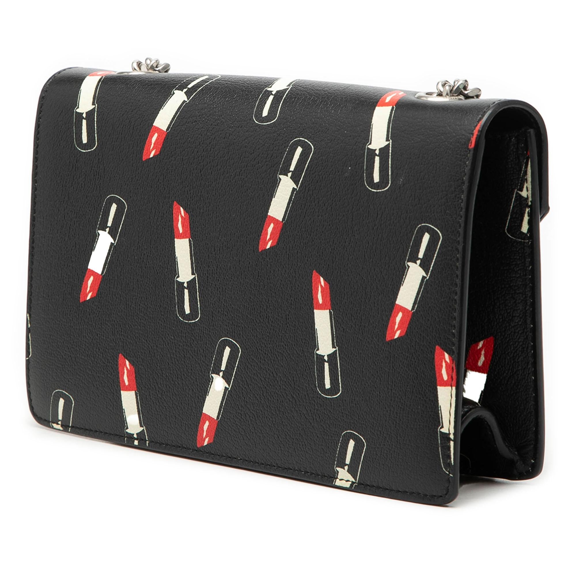 Saint Laurent Calfskin Lipstick Print Betty Crossbody