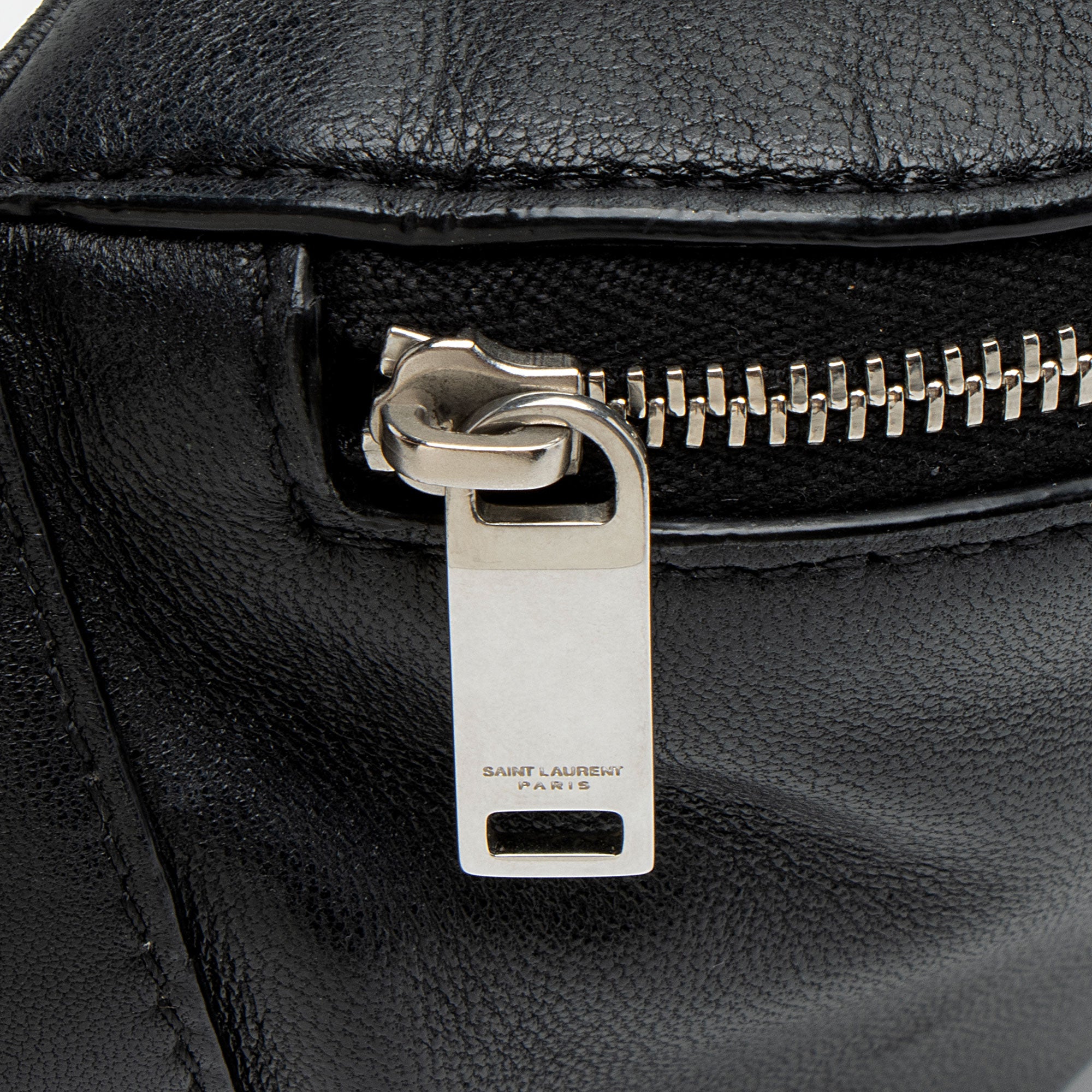 Saint Laurent Calfskin Monogram Cassandre Classic Belt Bag