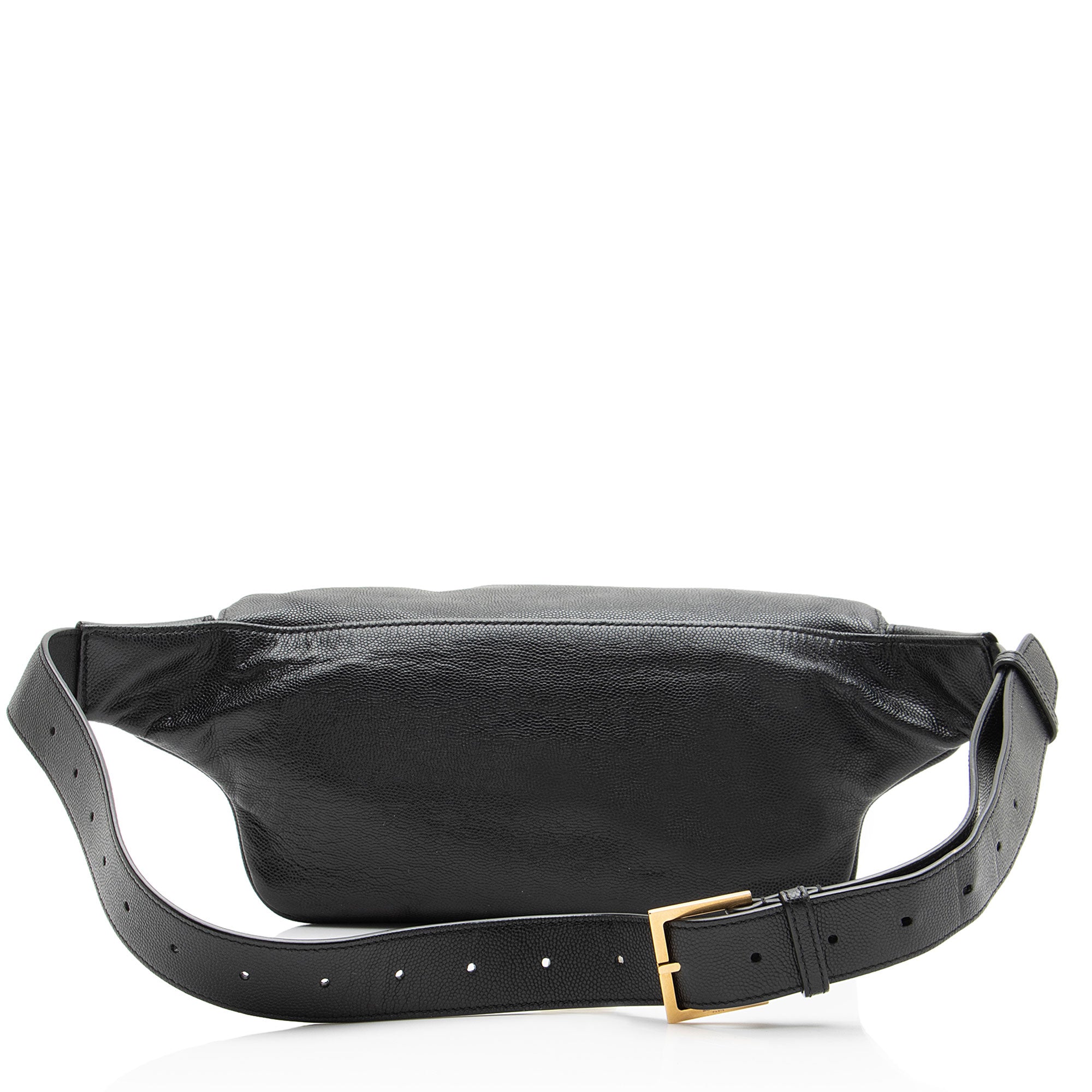 Saint Laurent Calfskin Monogram Cassandre Classic Belt Bag