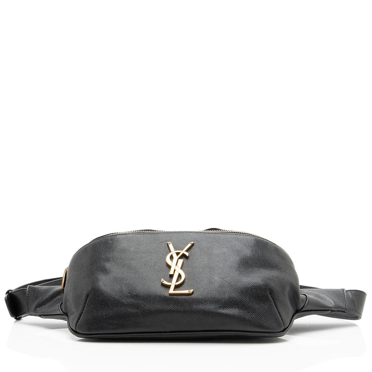 Saint Laurent Calfskin Monogram Cassandre Classic Belt Bag