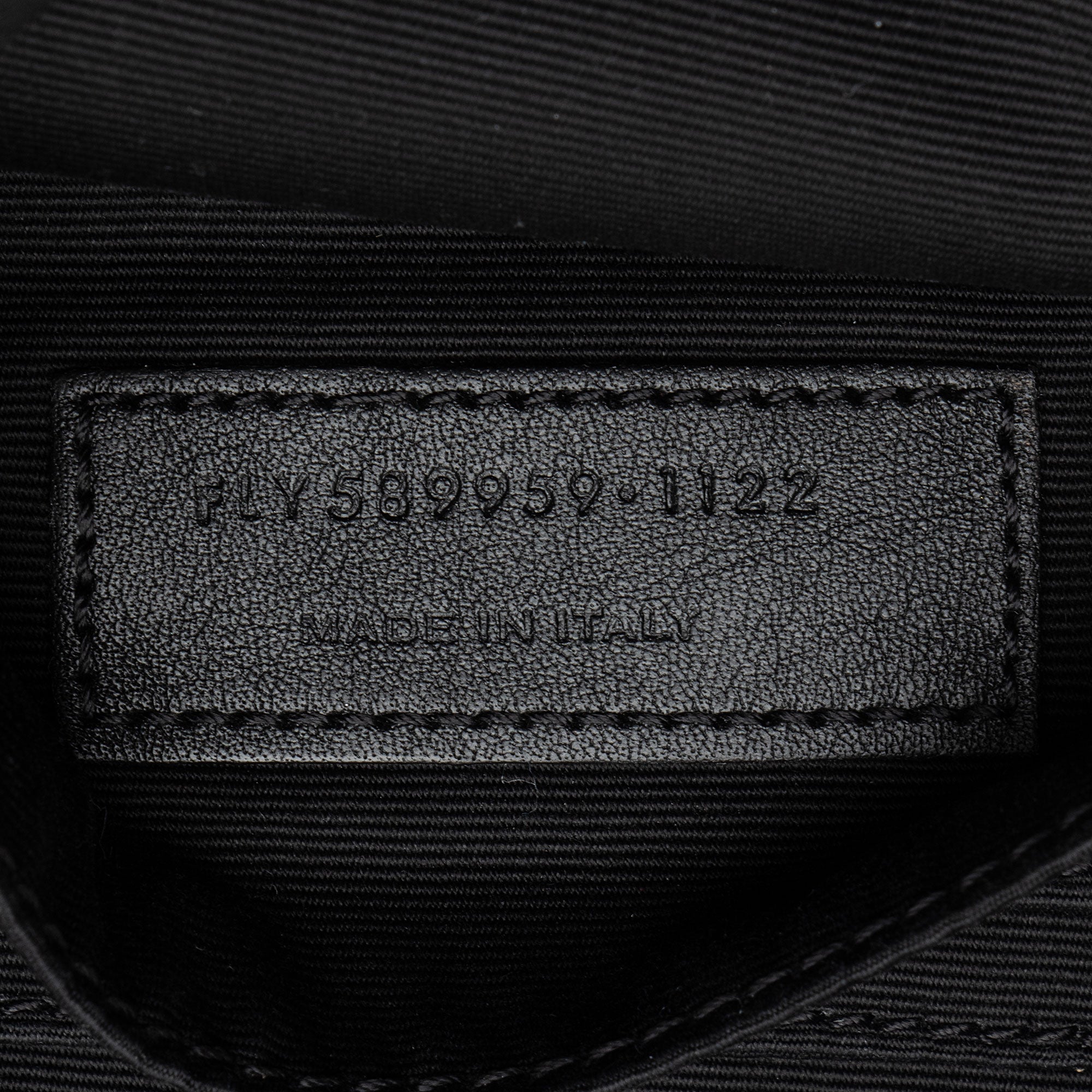 Saint Laurent Calfskin Monogram Cassandre Classic Belt Bag