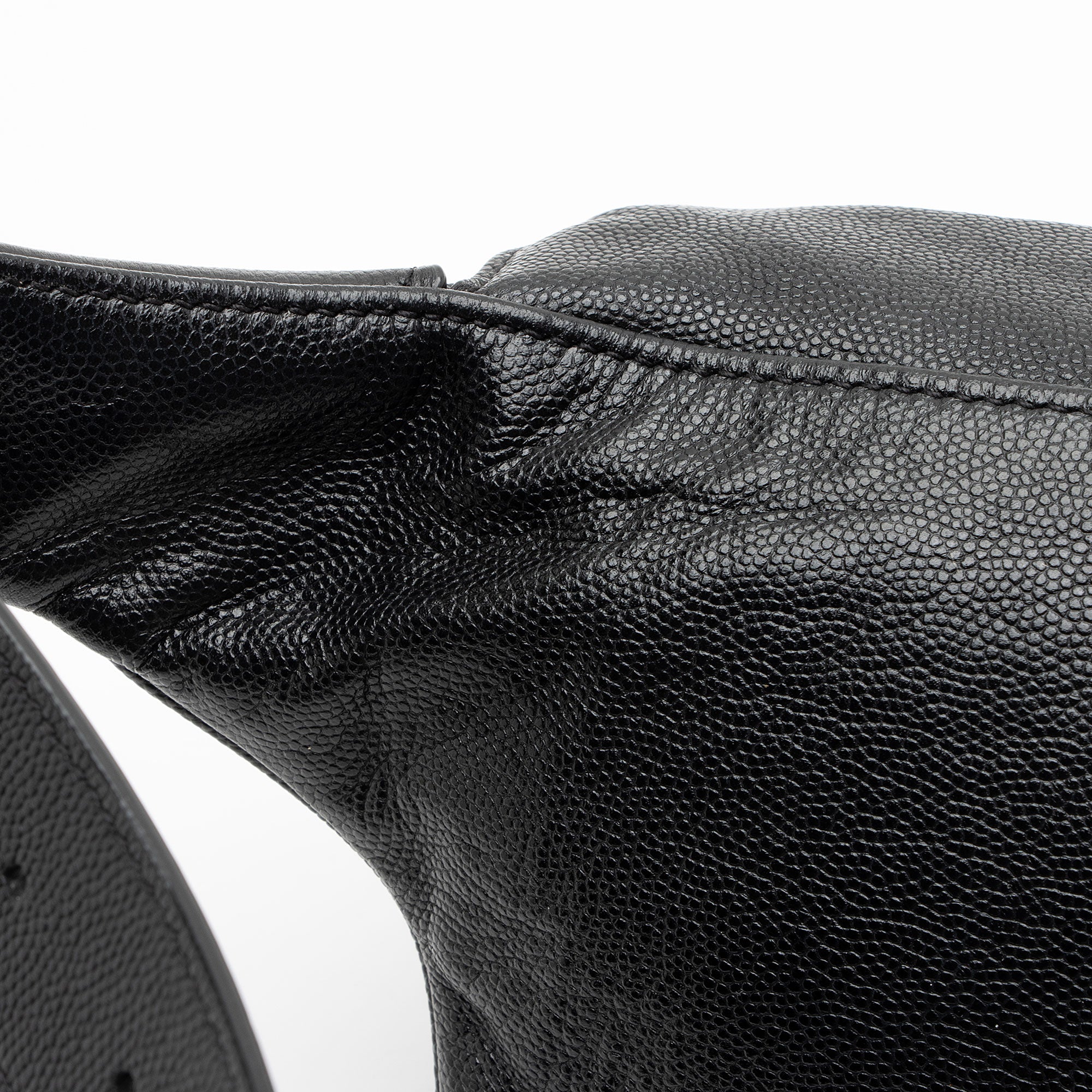 Saint Laurent Calfskin Monogram Cassandre Classic Belt Bag