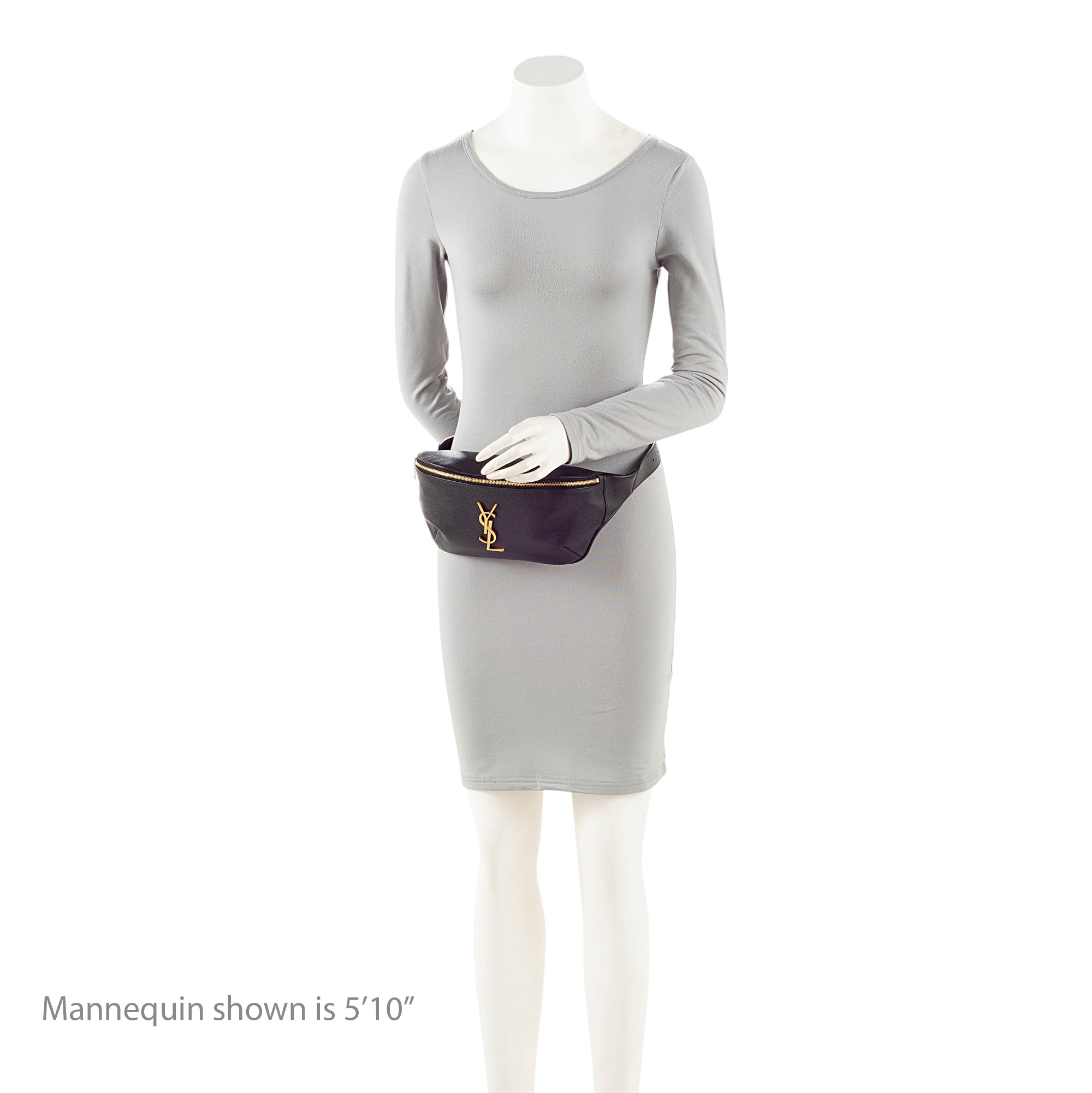 Saint Laurent Calfskin Monogram Cassandre Classic Belt Bag
