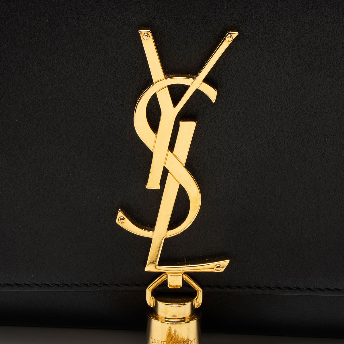 Saint Laurent Calfskin Monogram Kate Tassel Small Shoulder Bag