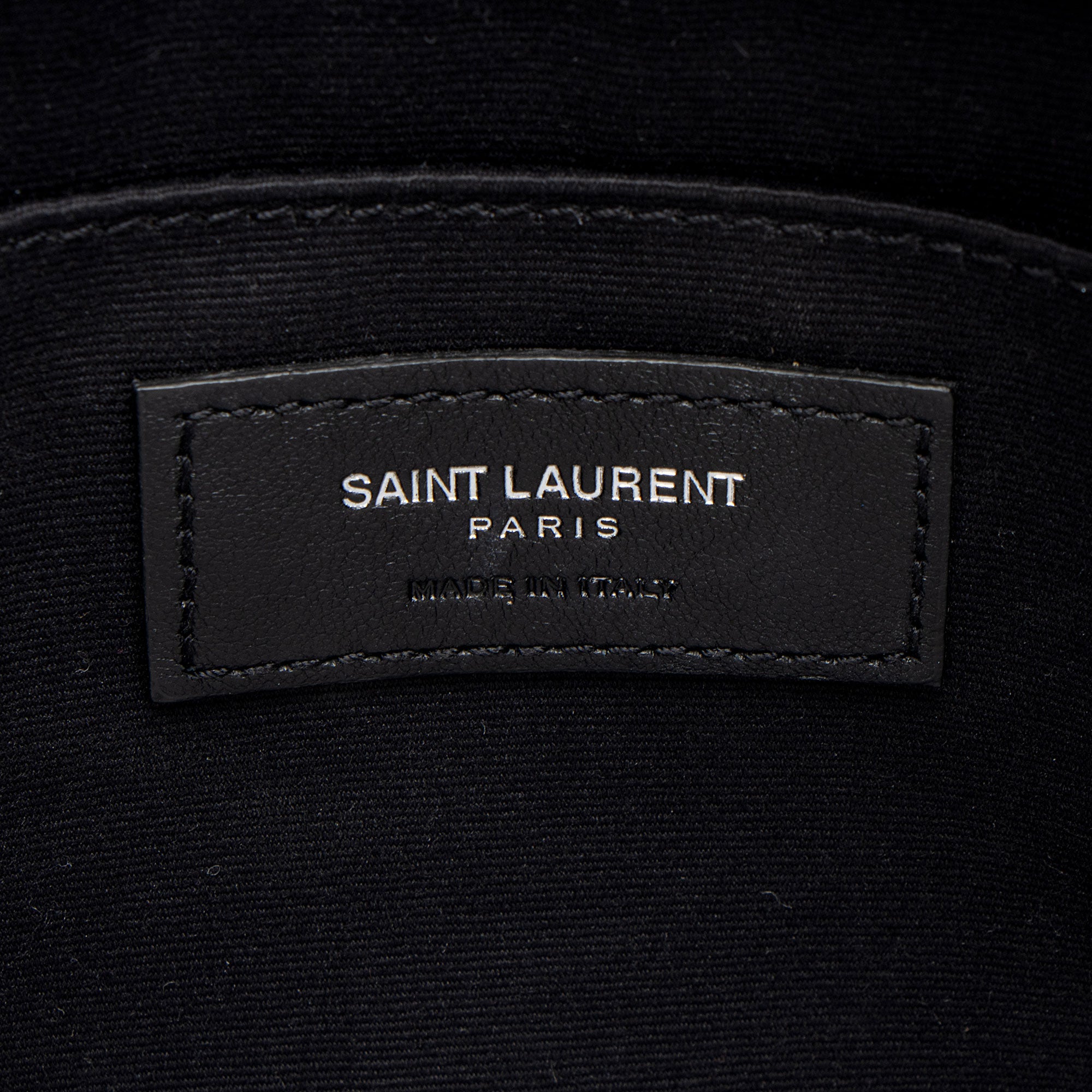 Saint Laurent Calfskin Monogram Lou Camera Bag
