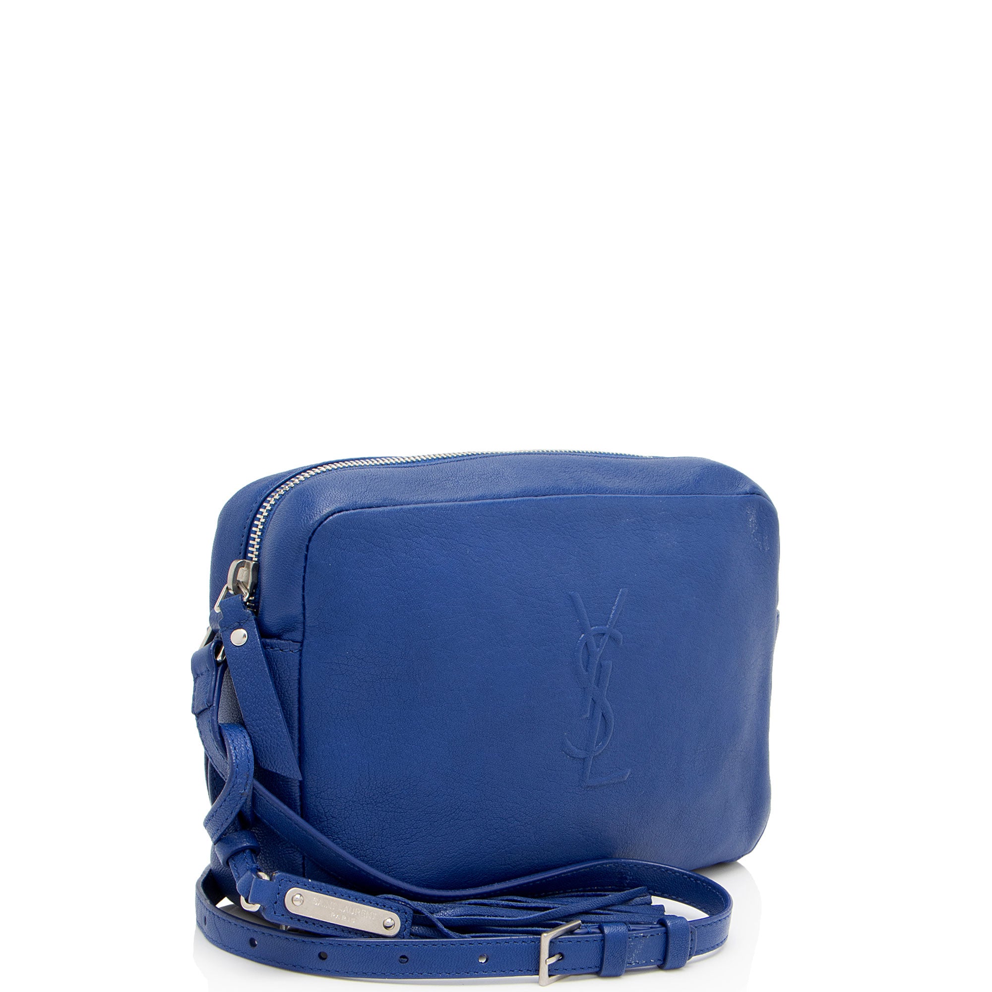 Saint Laurent Calfskin Monogram Lou Camera Bag