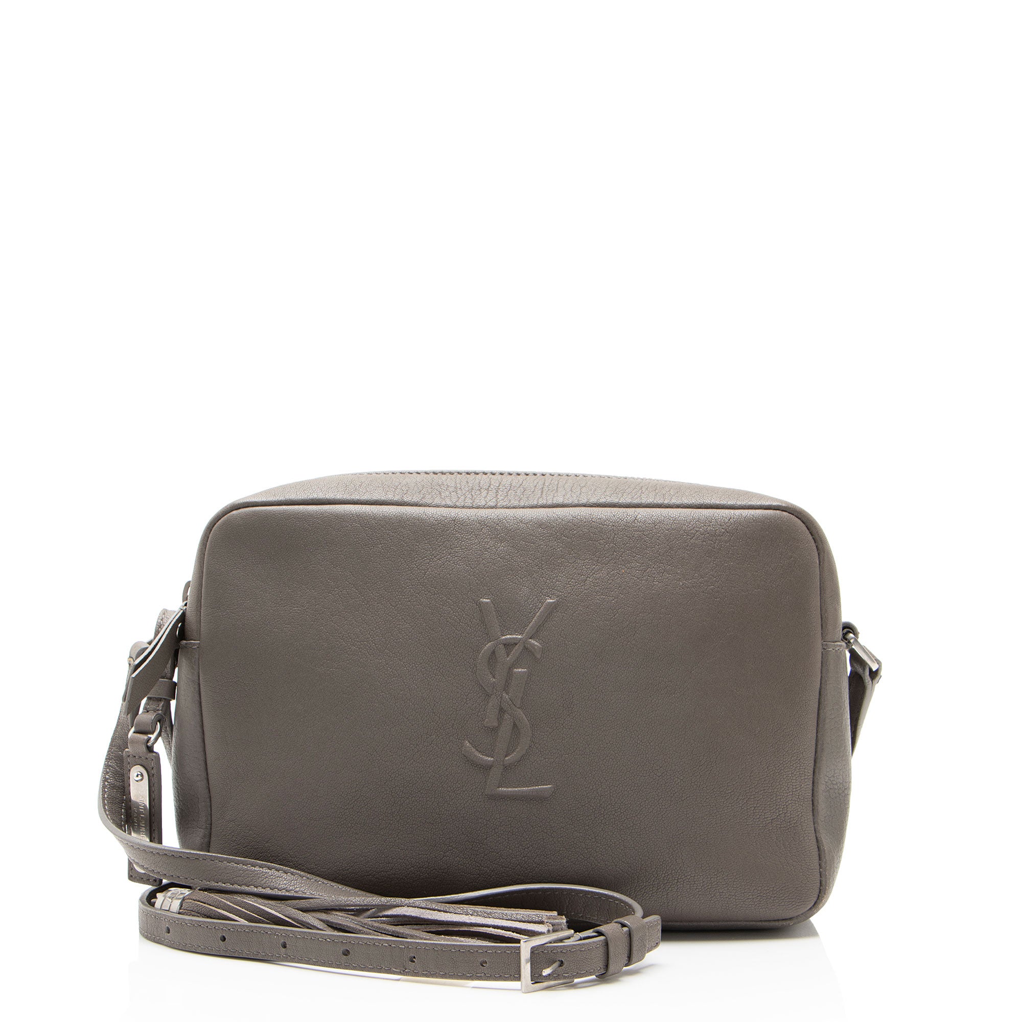 Saint Laurent Calfskin Monogram Lou Camera Bag