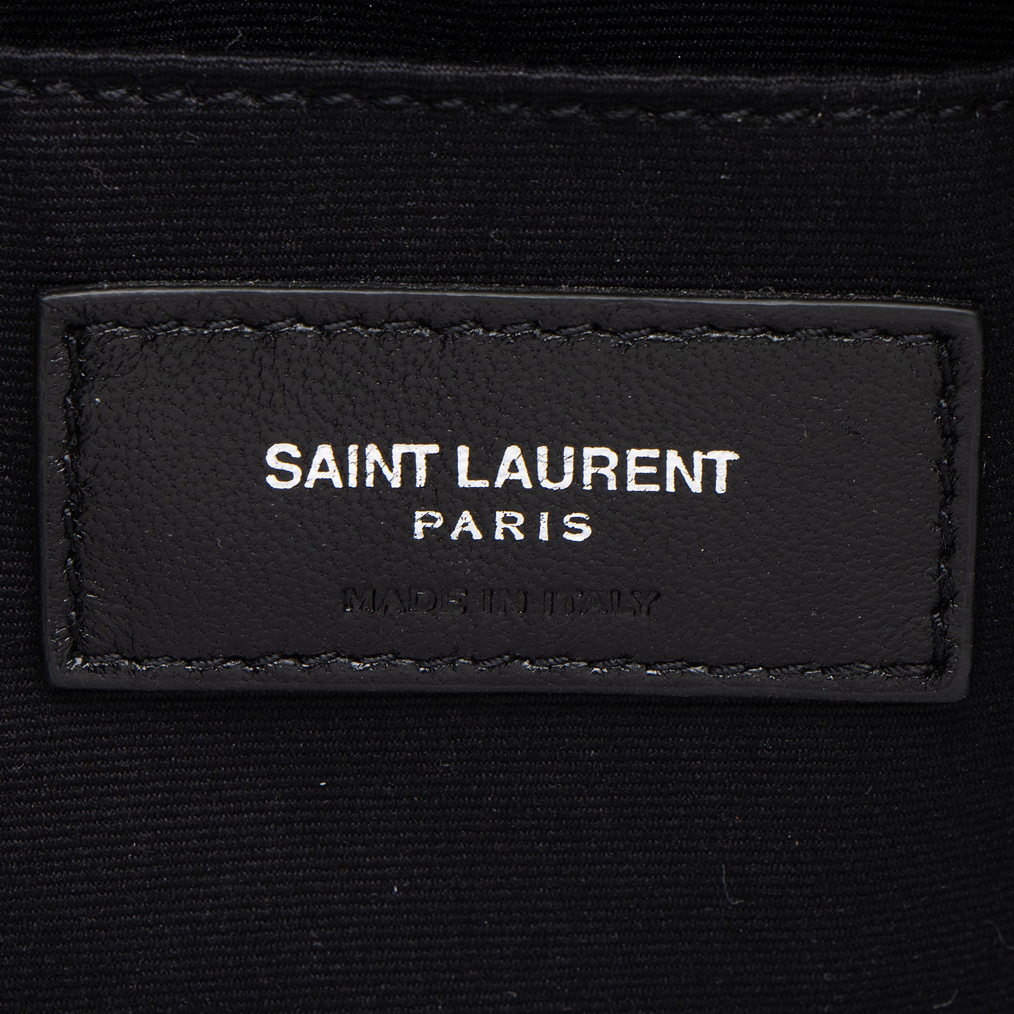 Saint Laurent Calfskin Monogram Lou Camera Bag